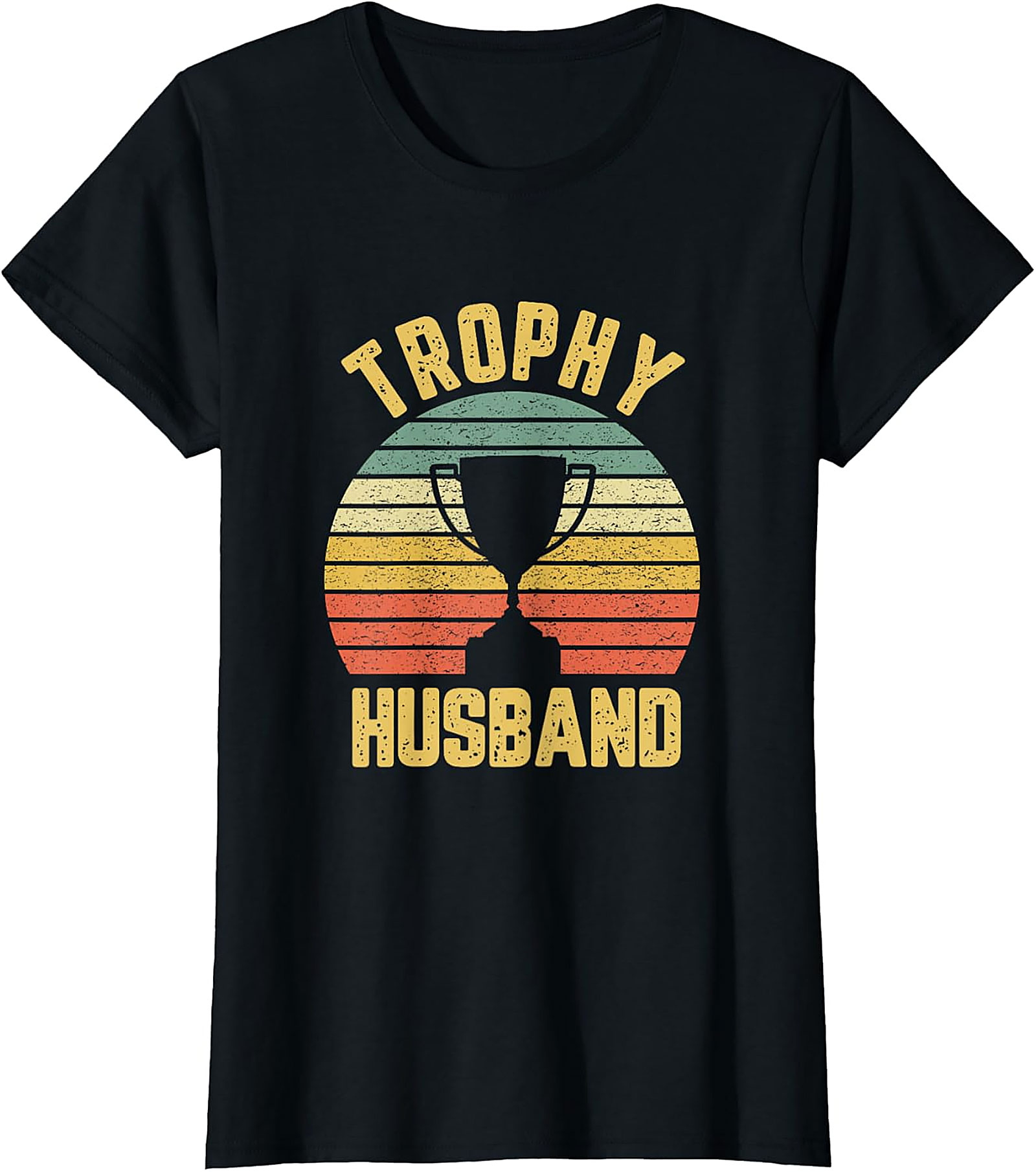 Retro Trophy Husband Graphic Tee | Funny Husband Gift Shirt