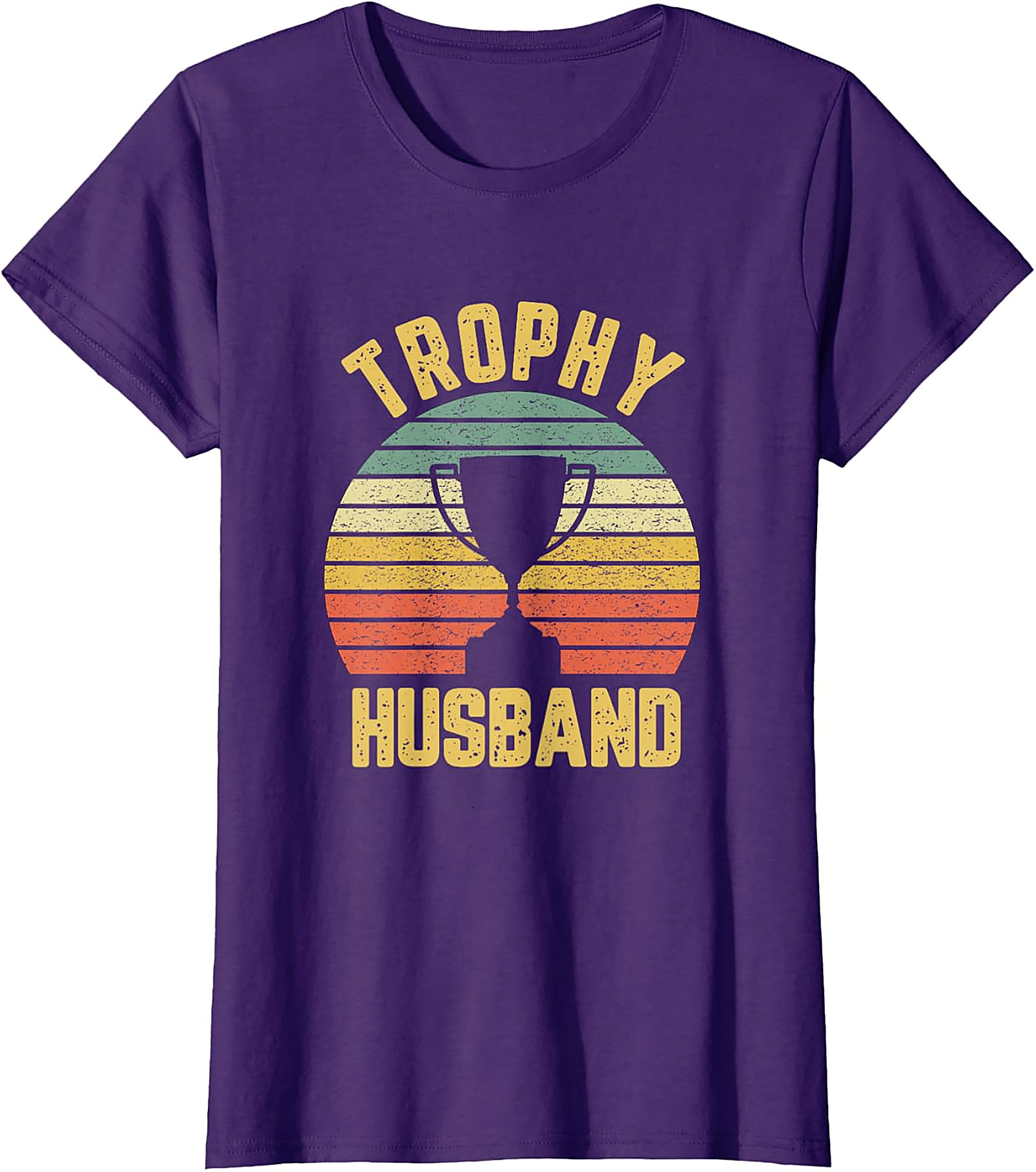 Retro Trophy Husband Graphic Tee | Funny Husband Gift Shirt
