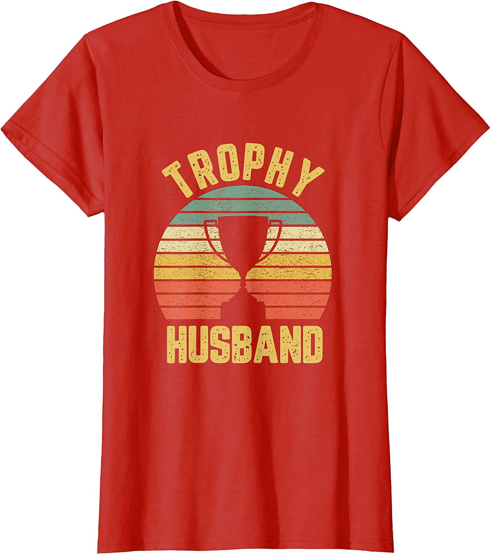 Retro Trophy Husband Graphic Tee | Funny Husband Gift Shirt