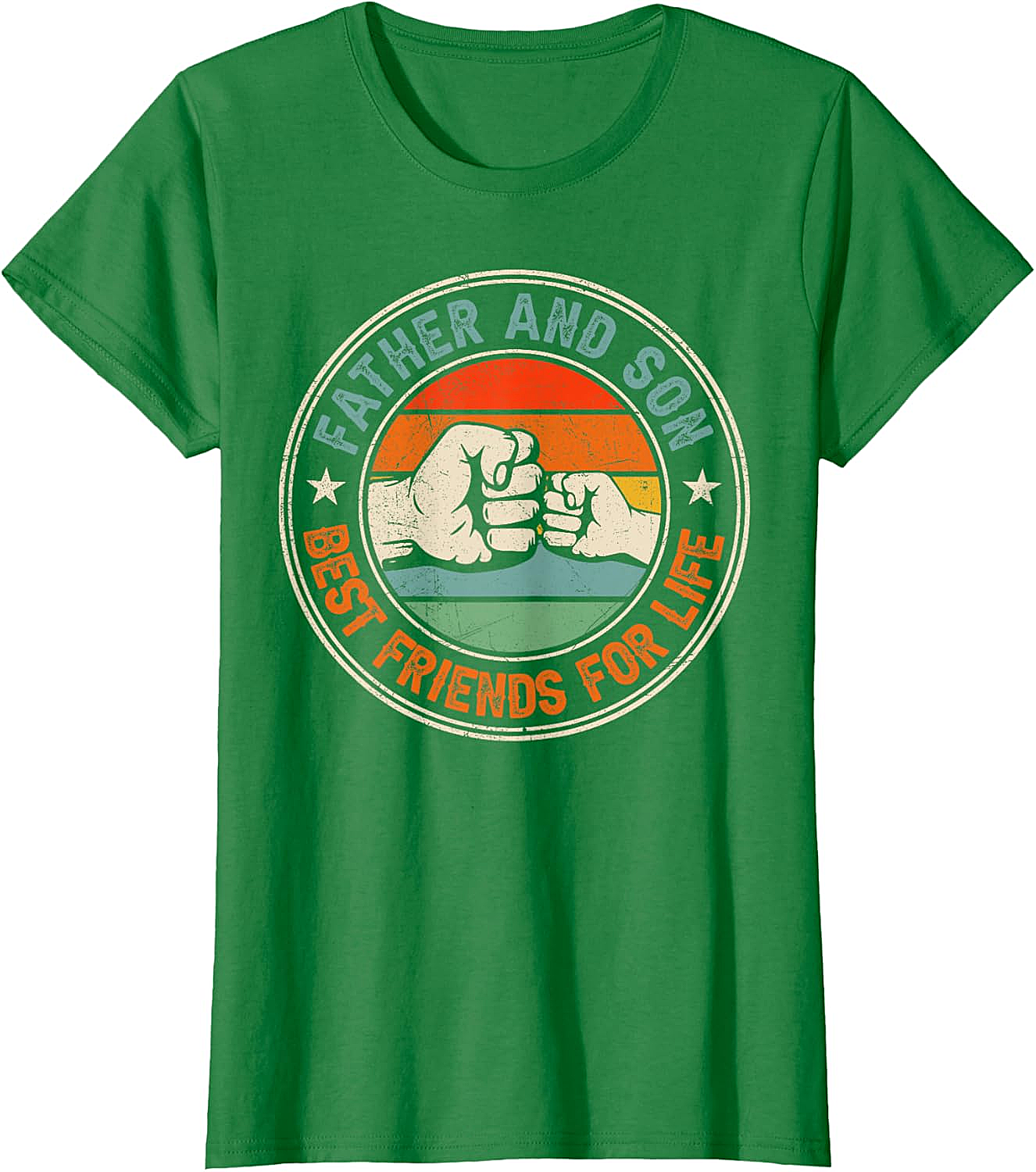 Father & Son Best Friends For Life T-Shirt Retro Tee