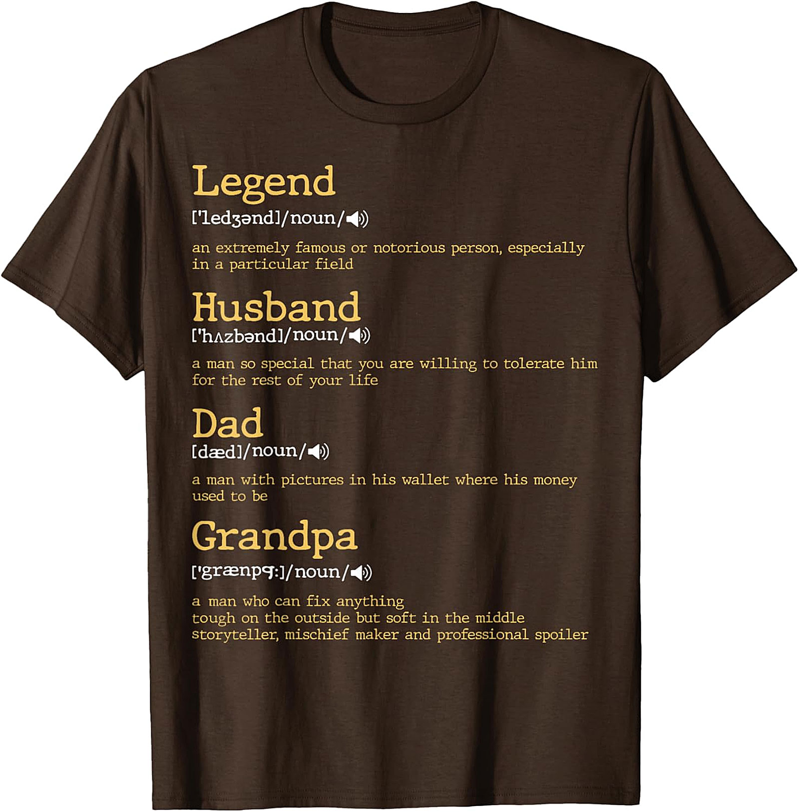 Legend Husband Dad Grandpa T-Shirt | Funny Gift Tee