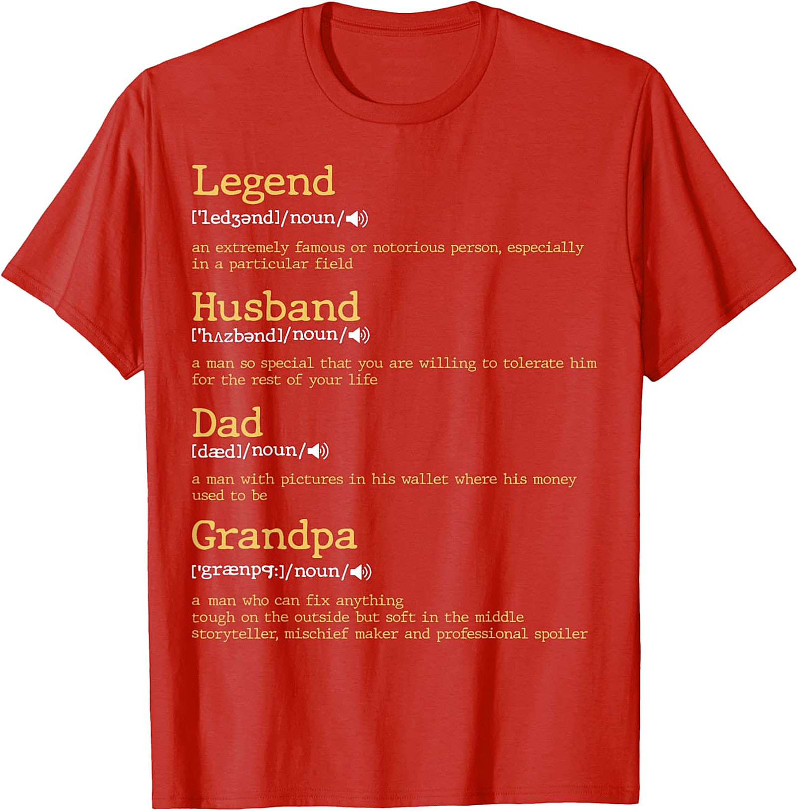 Legend Husband Dad Grandpa T-Shirt | Funny Gift Tee