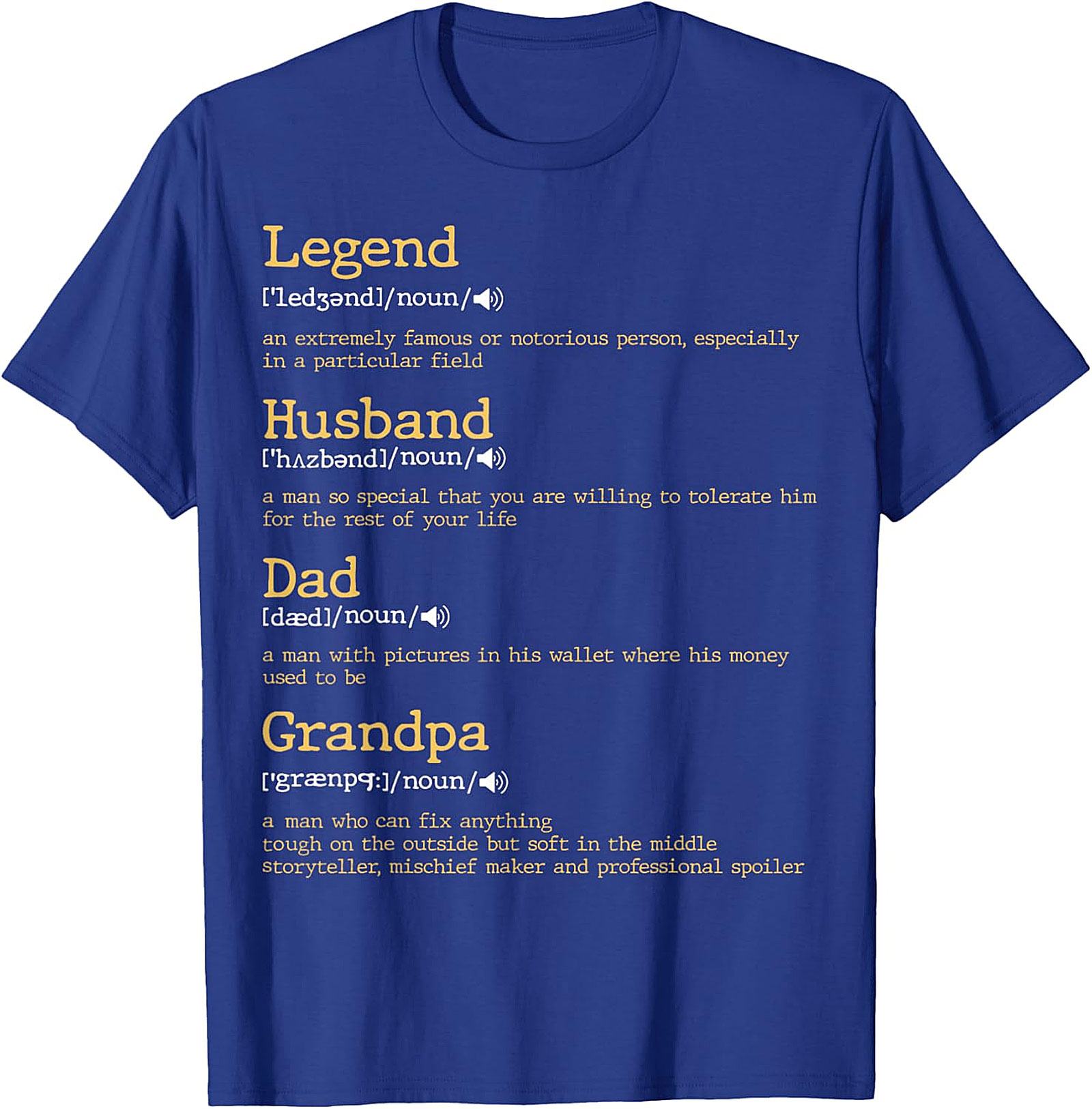 Legend Husband Dad Grandpa T-Shirt | Funny Gift Tee