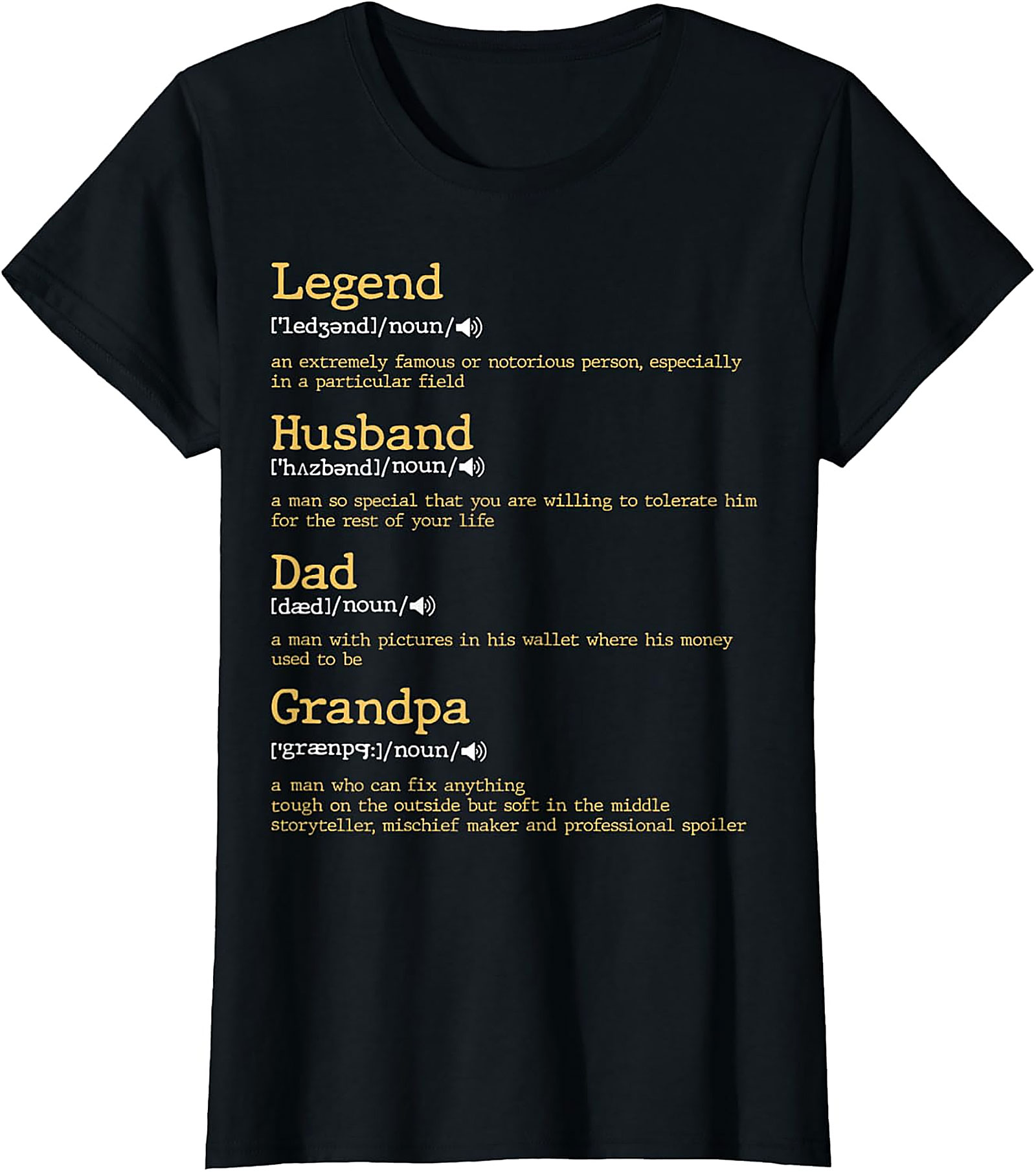 Legend Husband Dad Grandpa T-Shirt | Funny Gift Tee