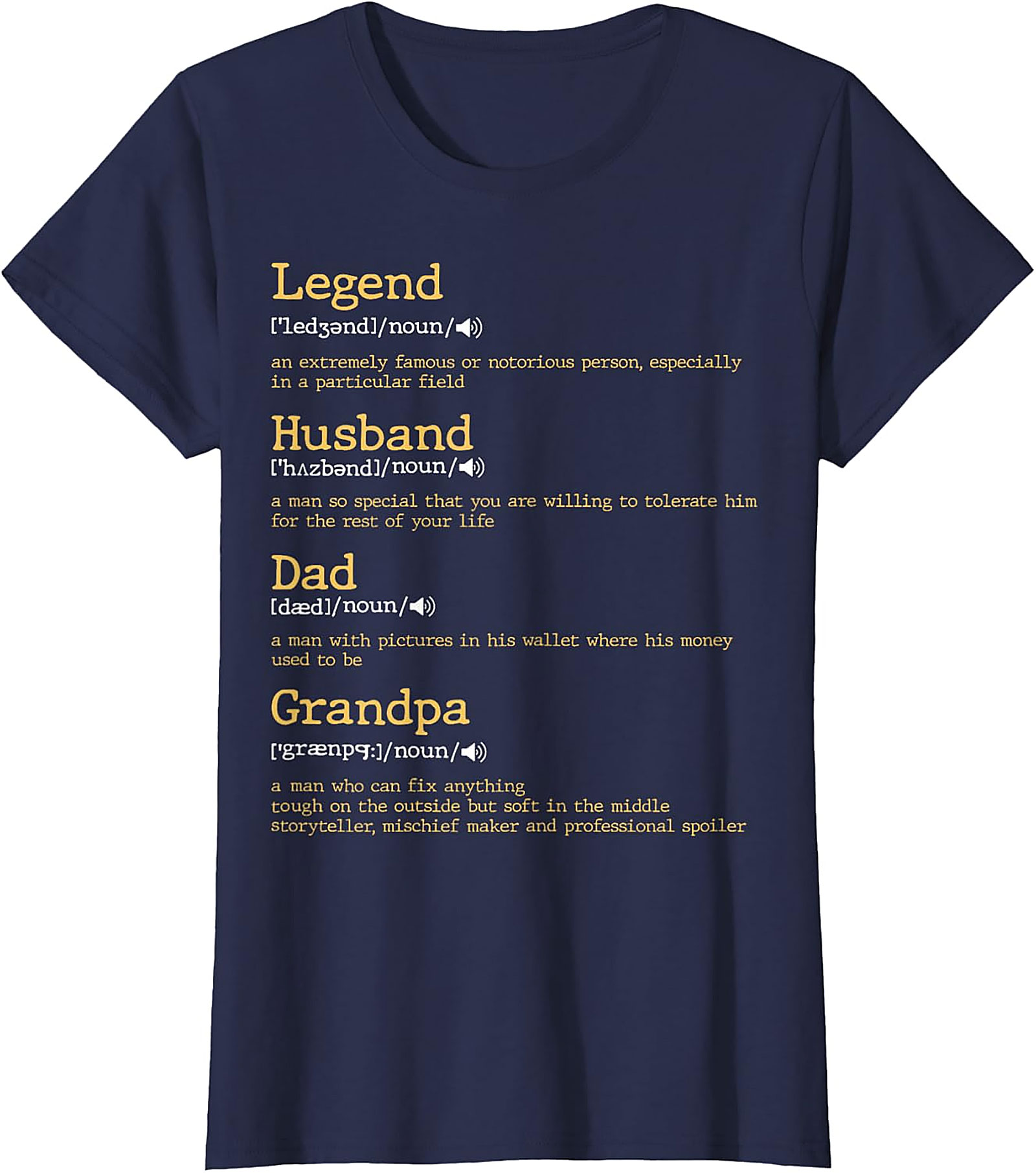 Legend Husband Dad Grandpa T-Shirt | Funny Gift Tee