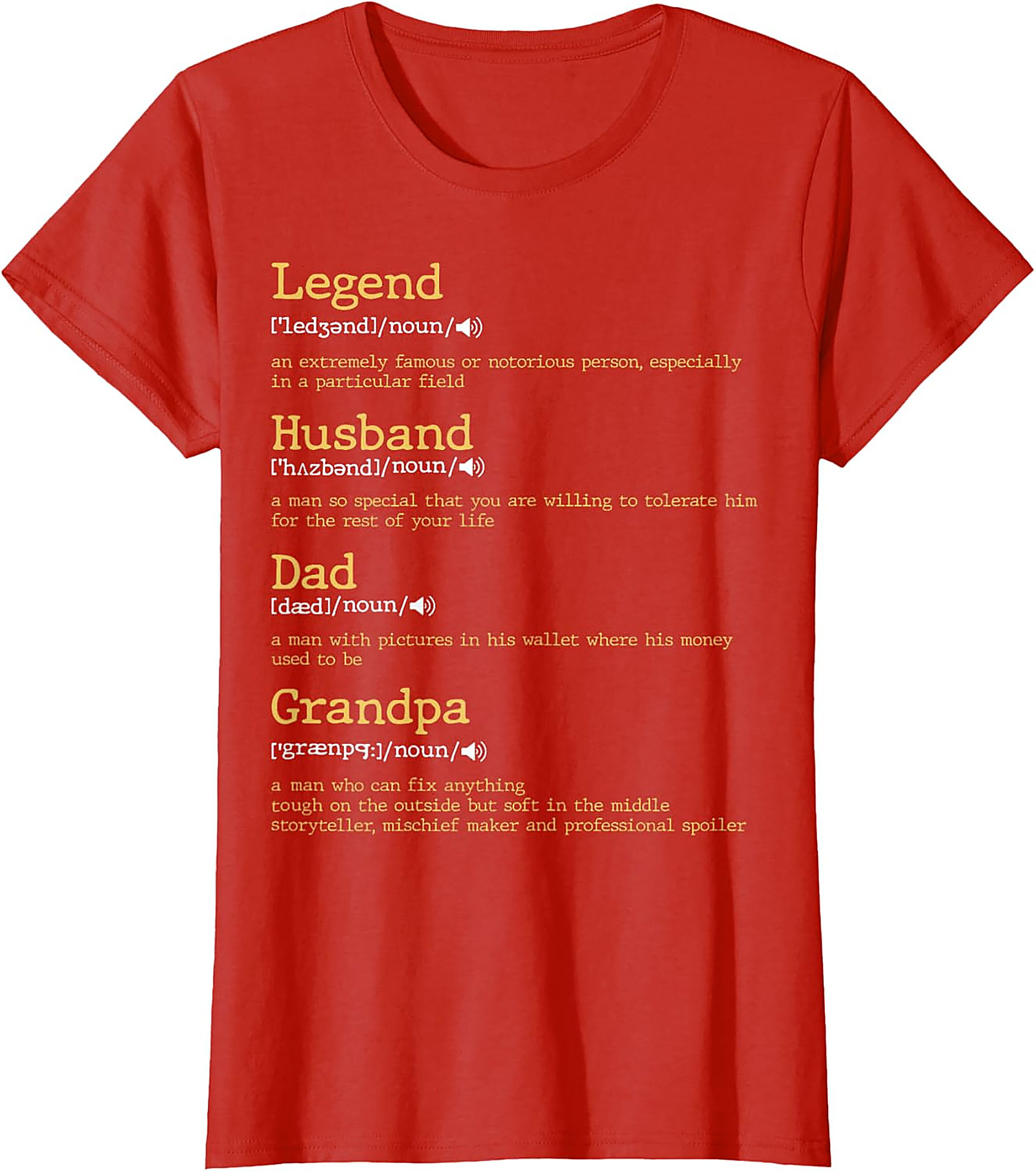 Legend Husband Dad Grandpa T-Shirt | Funny Gift Tee