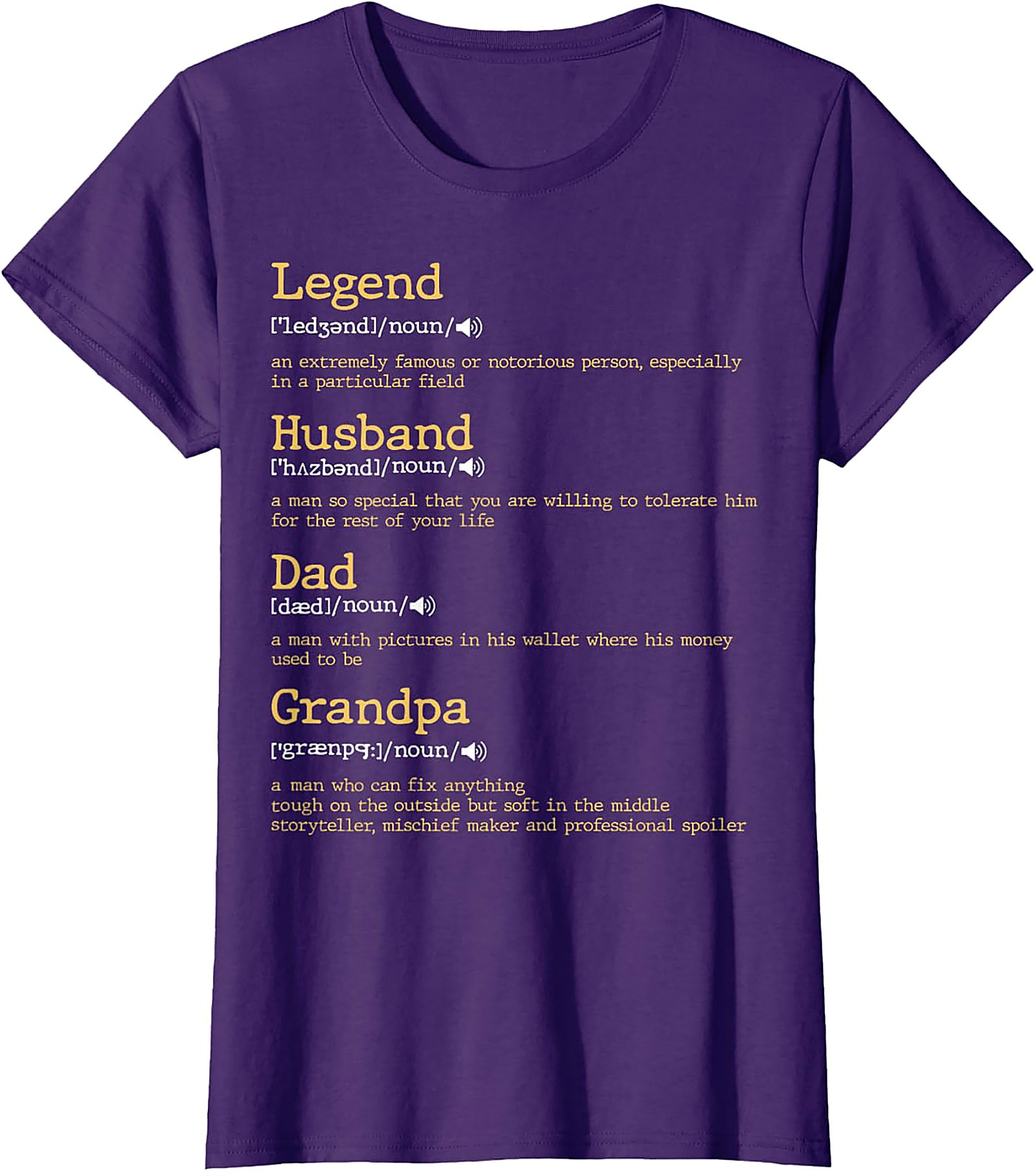 Legend Husband Dad Grandpa T-Shirt | Funny Gift Tee