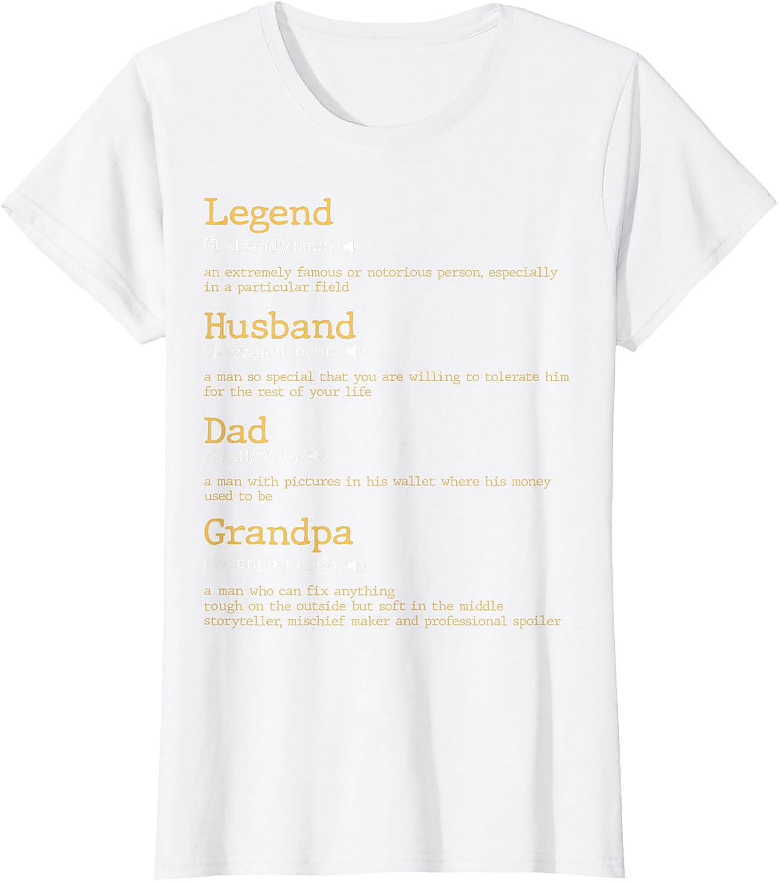 Legend Husband Dad Grandpa T-Shirt | Funny Gift Tee