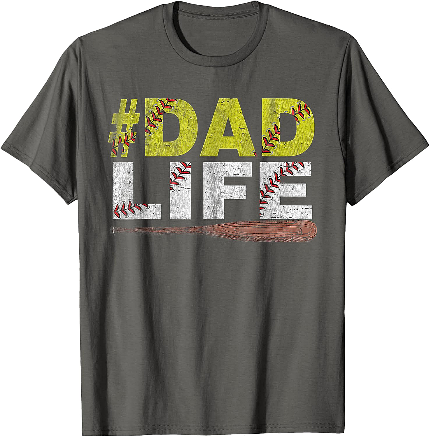 Dad Life Softball Dad T-Shirt Funny Sports Dad Tee