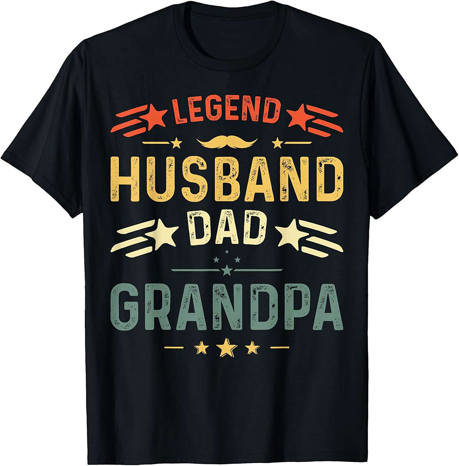 Legend Husband Dad Grandpa T-Shirt | Retro Vintage Gift Tee