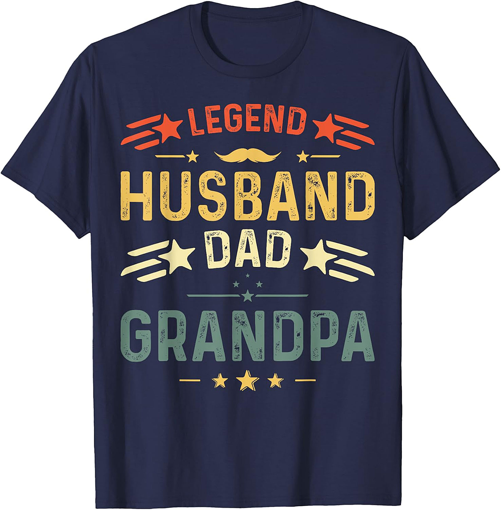 Legend Husband Dad Grandpa T-Shirt | Retro Vintage Gift Tee