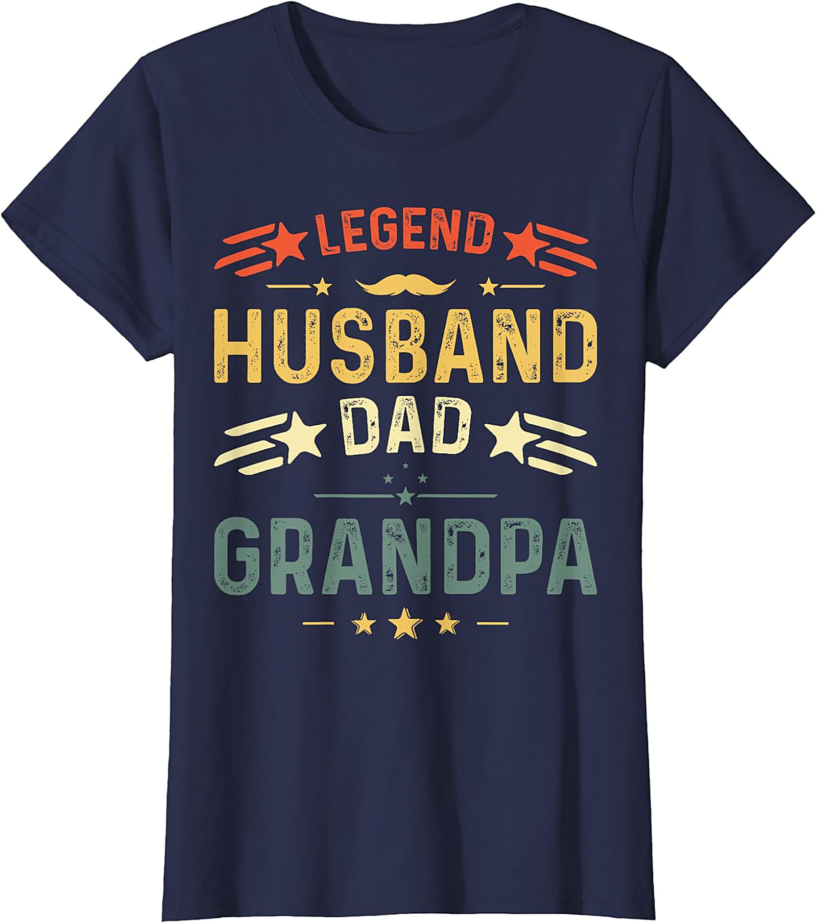 Legend Husband Dad Grandpa T-Shirt | Retro Vintage Gift Tee