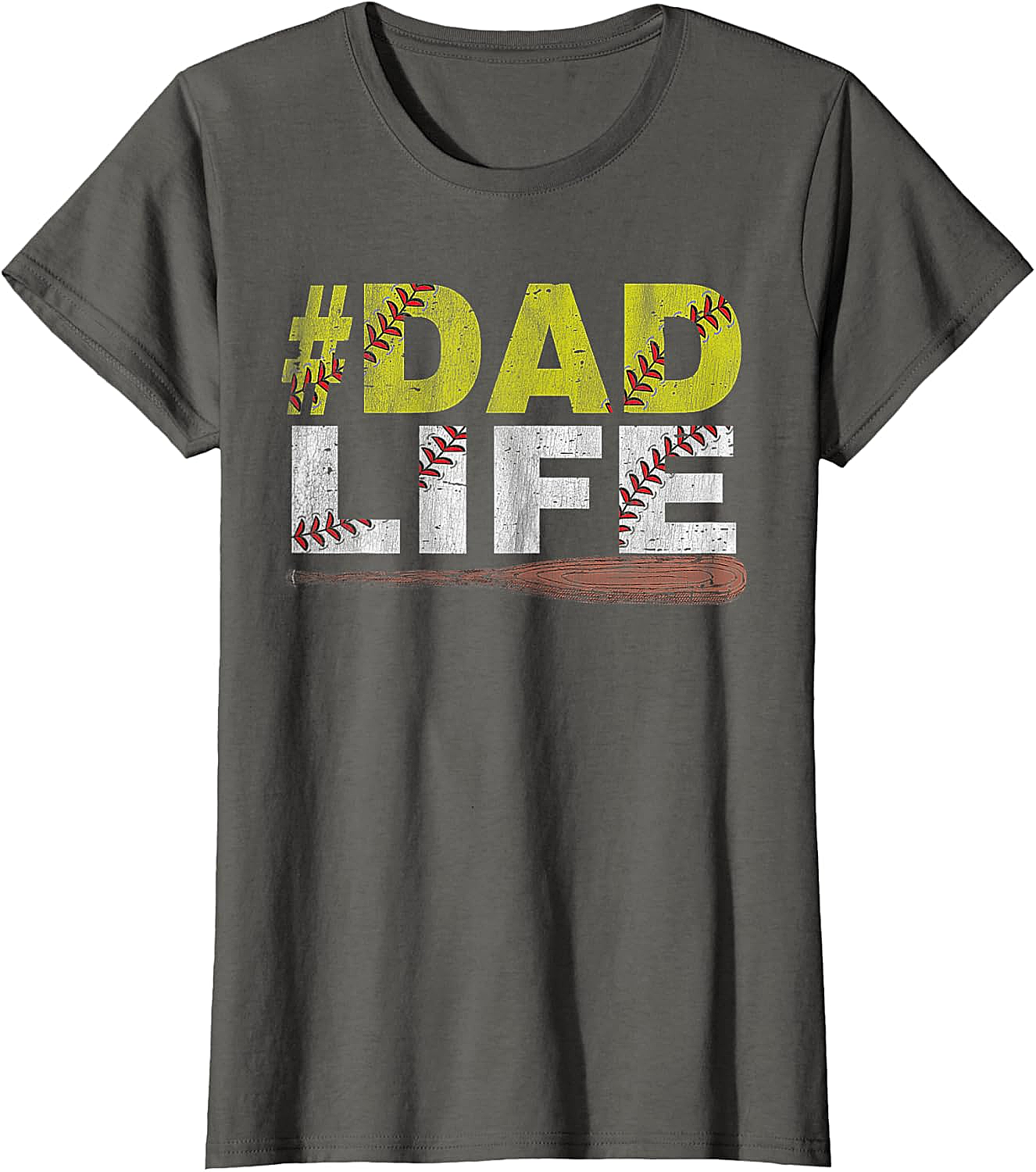 Dad Life Softball Dad T-Shirt Funny Sports Dad Tee