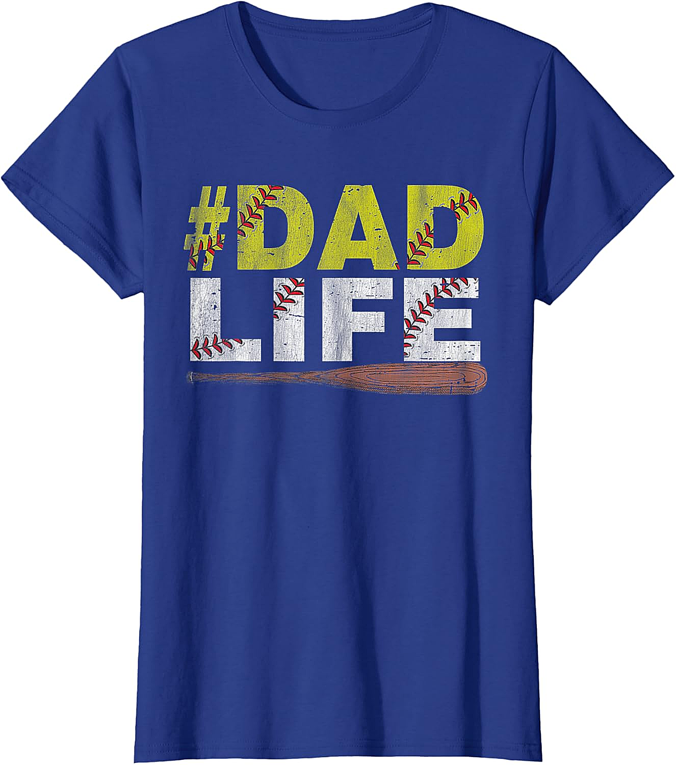 Dad Life Softball Dad T-Shirt Funny Sports Dad Tee