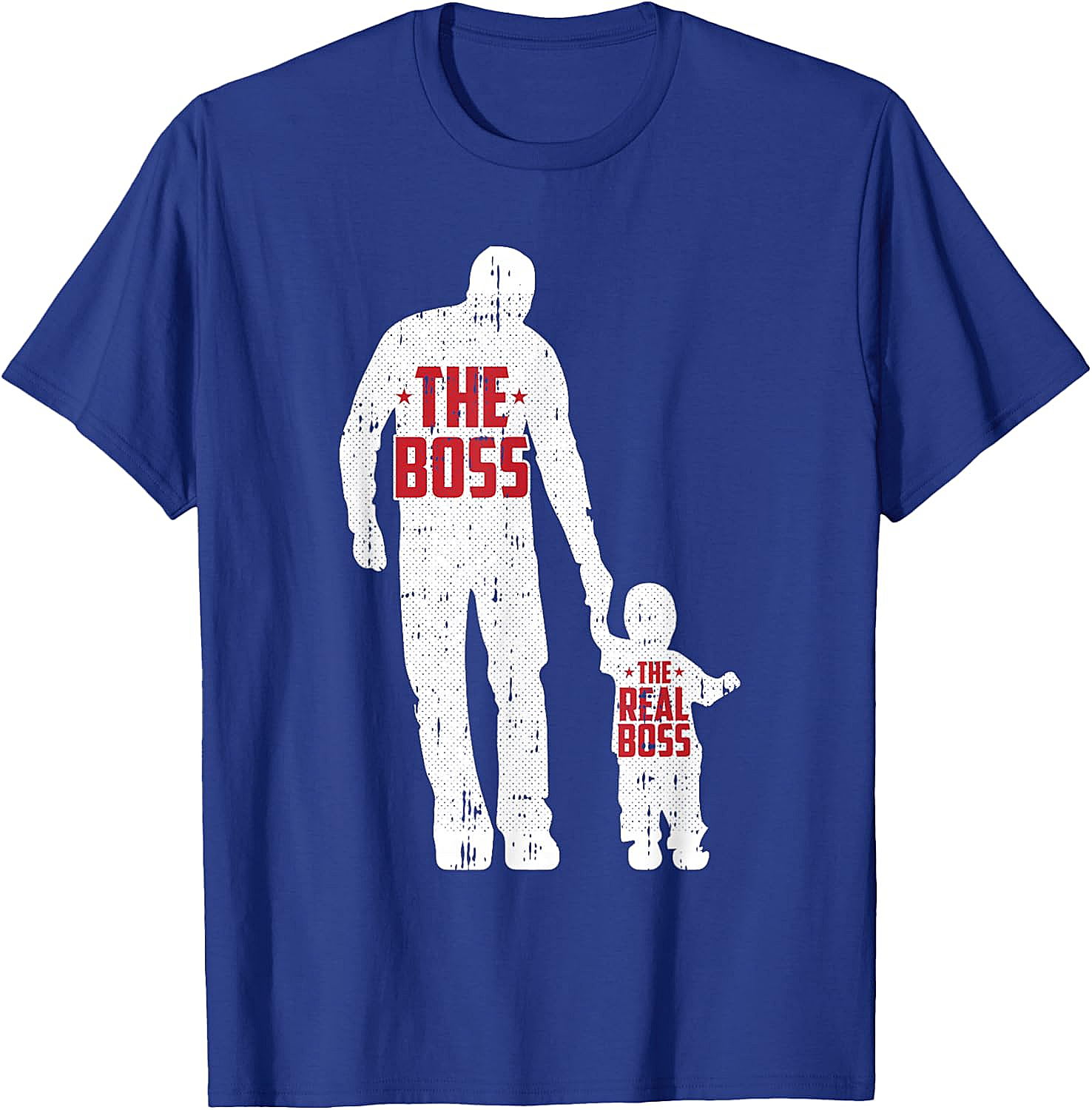 The Boss The Real Boss Graphic Tee Funny Dad T-Shirt