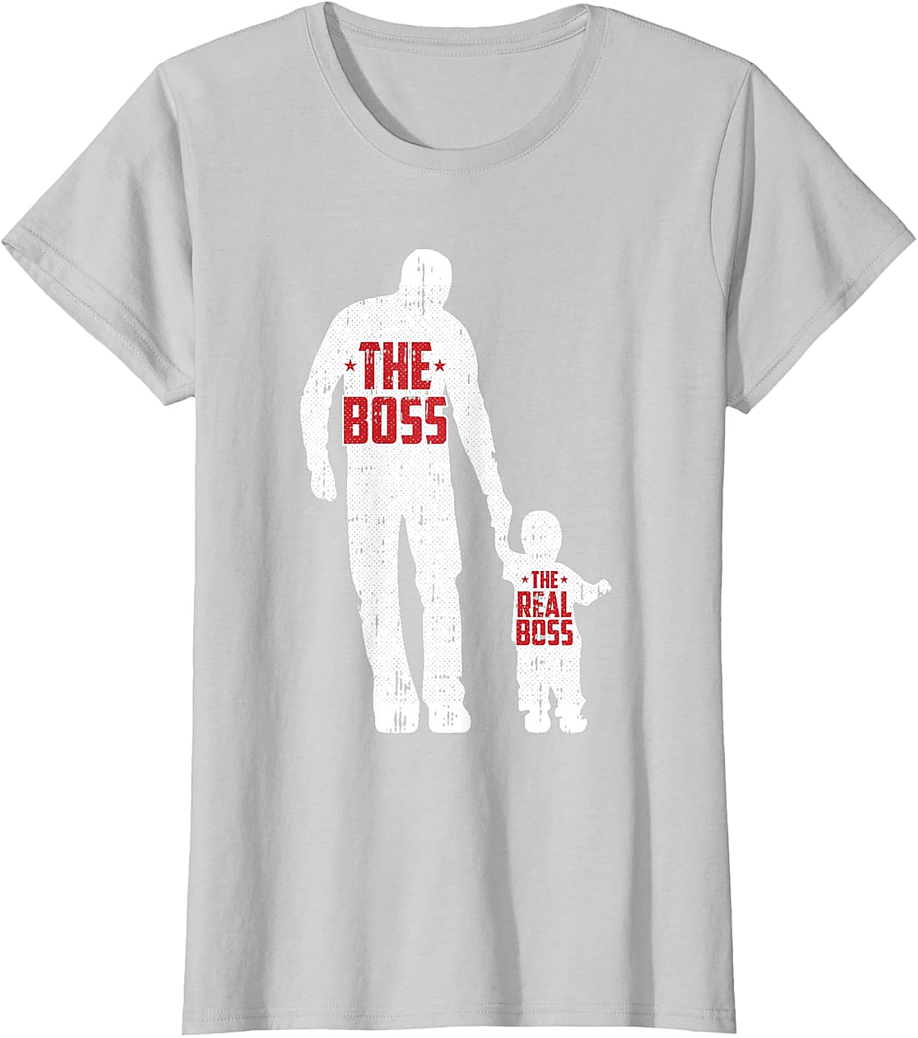 The Boss The Real Boss Graphic Tee Funny Dad T-Shirt