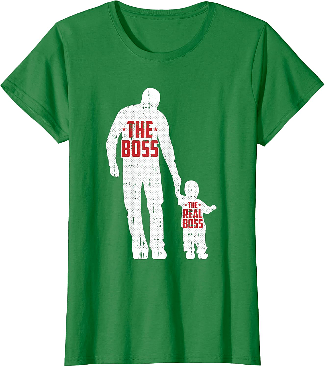 The Boss The Real Boss Graphic Tee Funny Dad T-Shirt