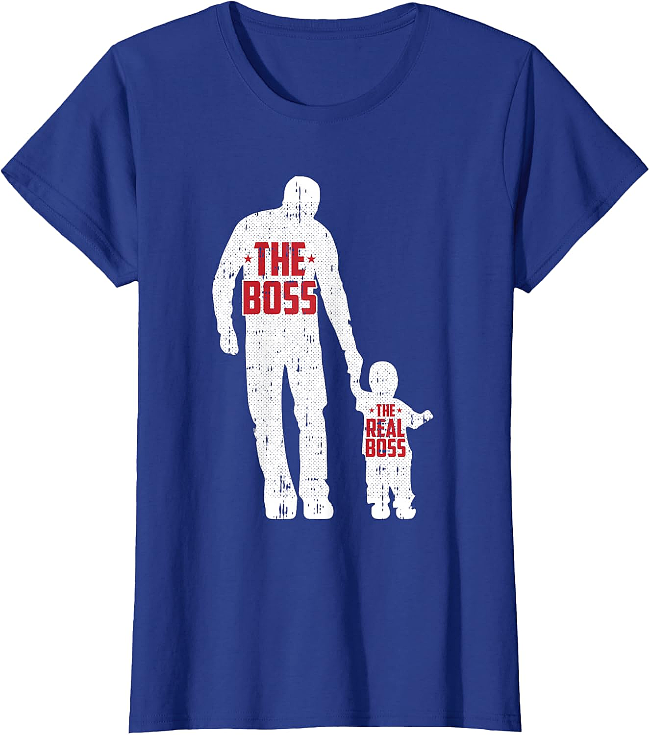 The Boss The Real Boss Graphic Tee Funny Dad T-Shirt