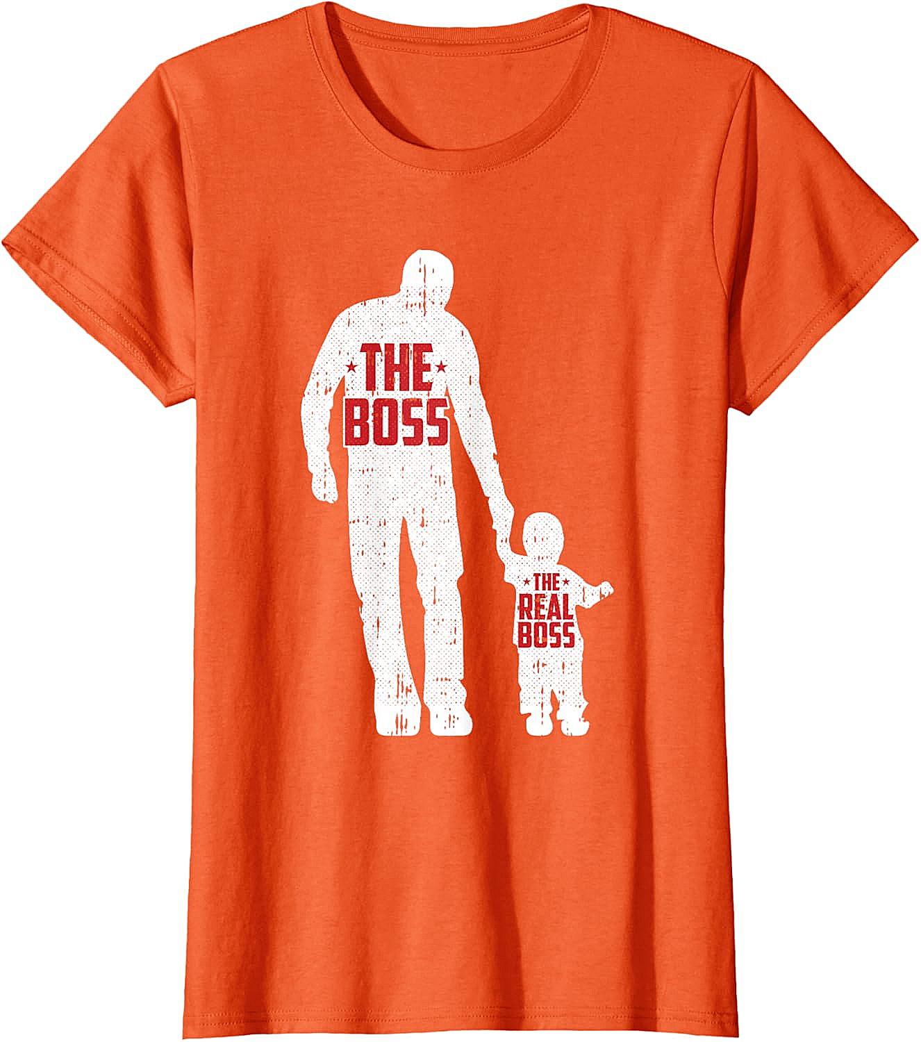 The Boss The Real Boss Graphic Tee Funny Dad T-Shirt