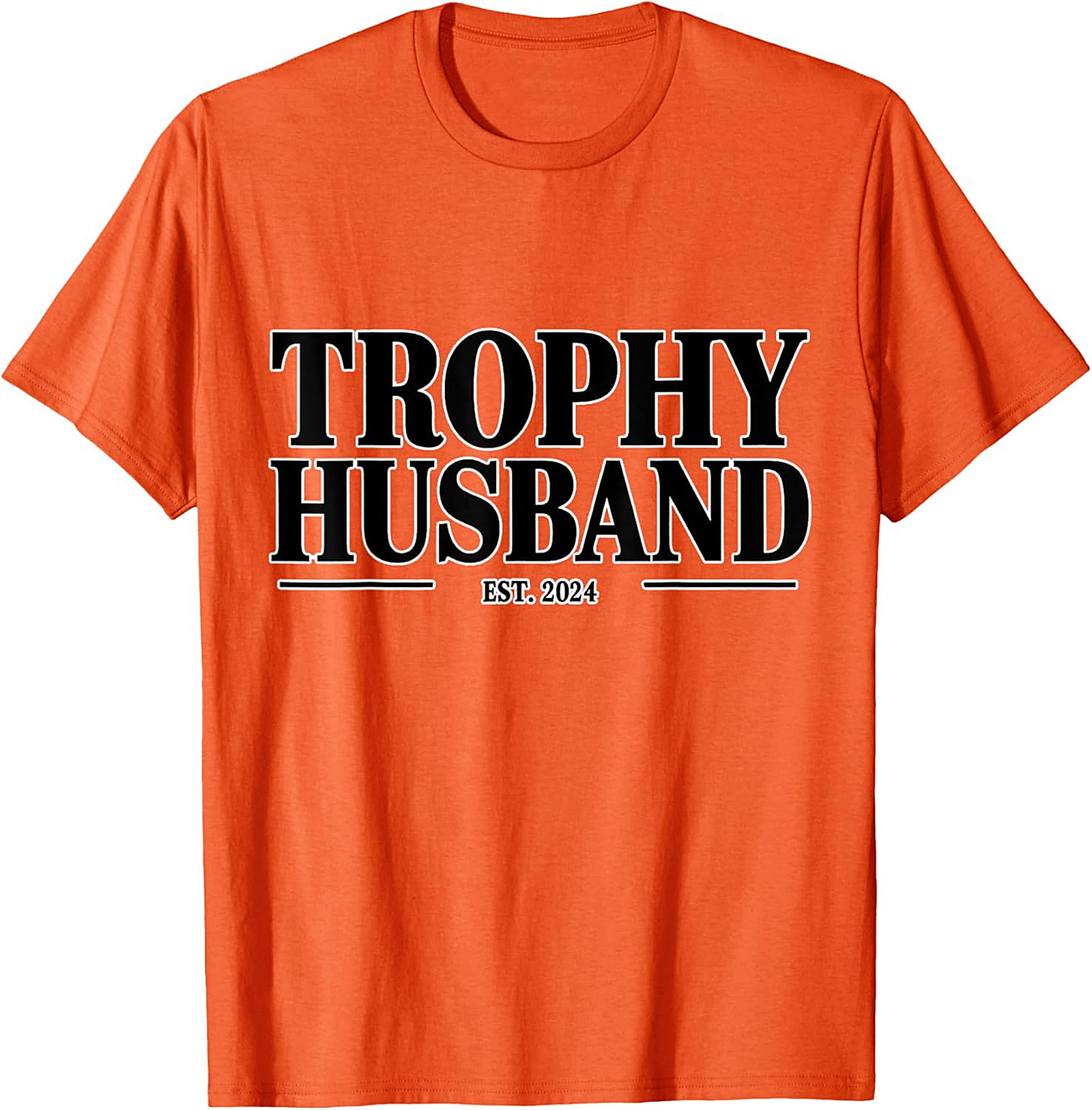 Trophy Husband Est 2024 Tee | Funny Husband Gift Shirt