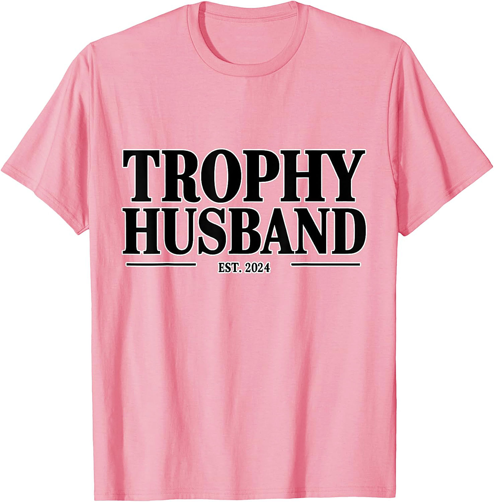 Trophy Husband Est 2024 Tee | Funny Husband Gift Shirt