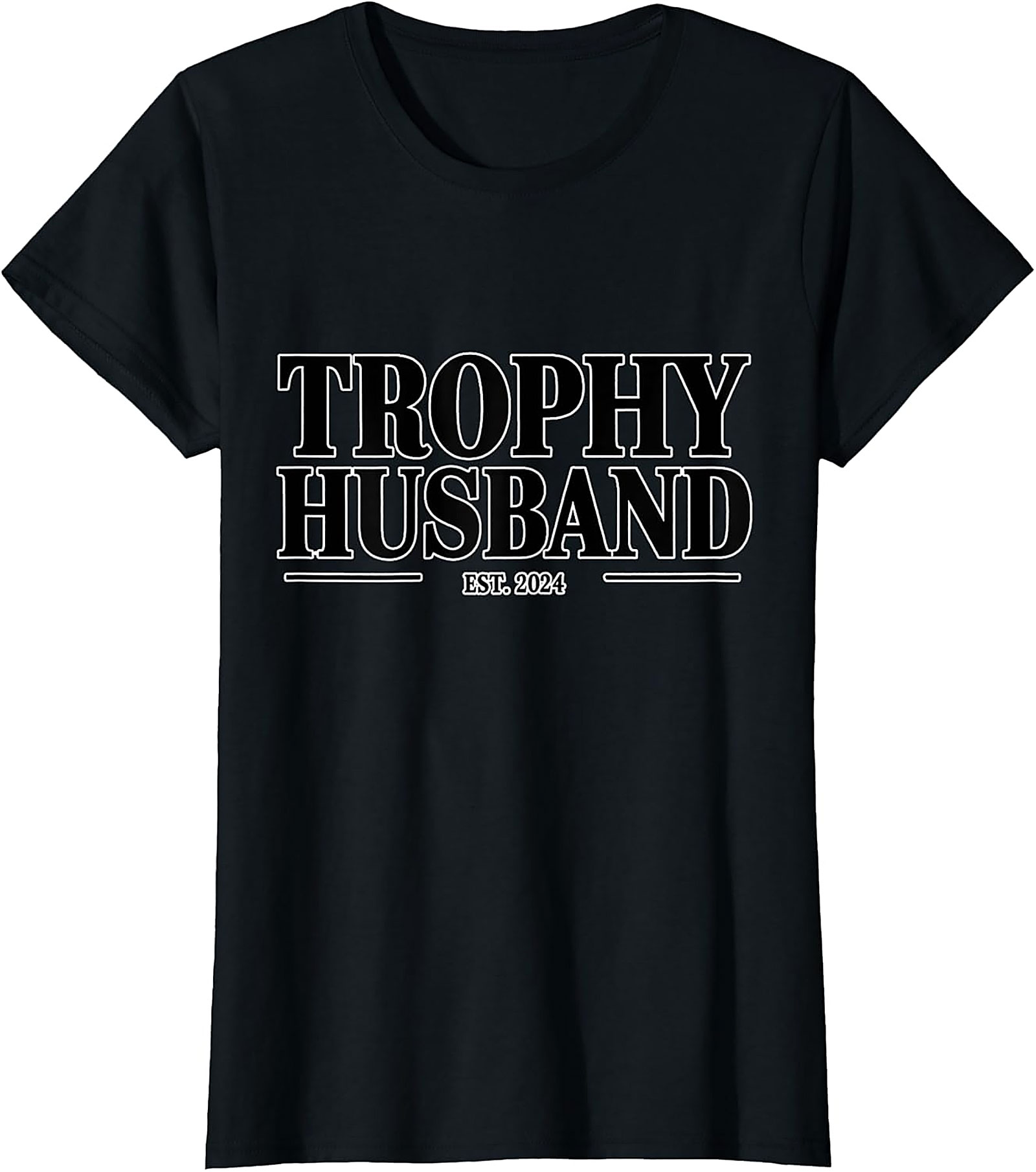 Trophy Husband Est 2024 Tee | Funny Husband Gift Shirt