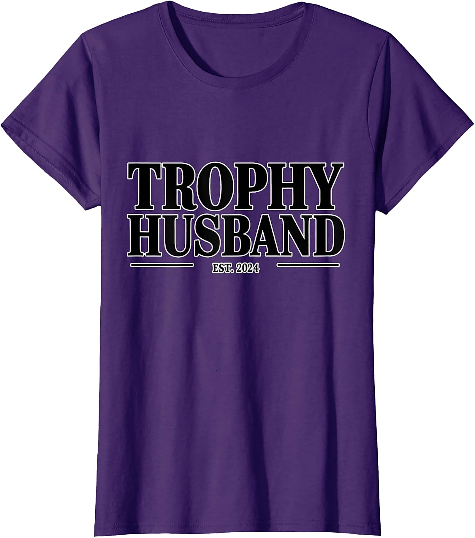 Trophy Husband Est 2024 Tee | Funny Husband Gift Shirt