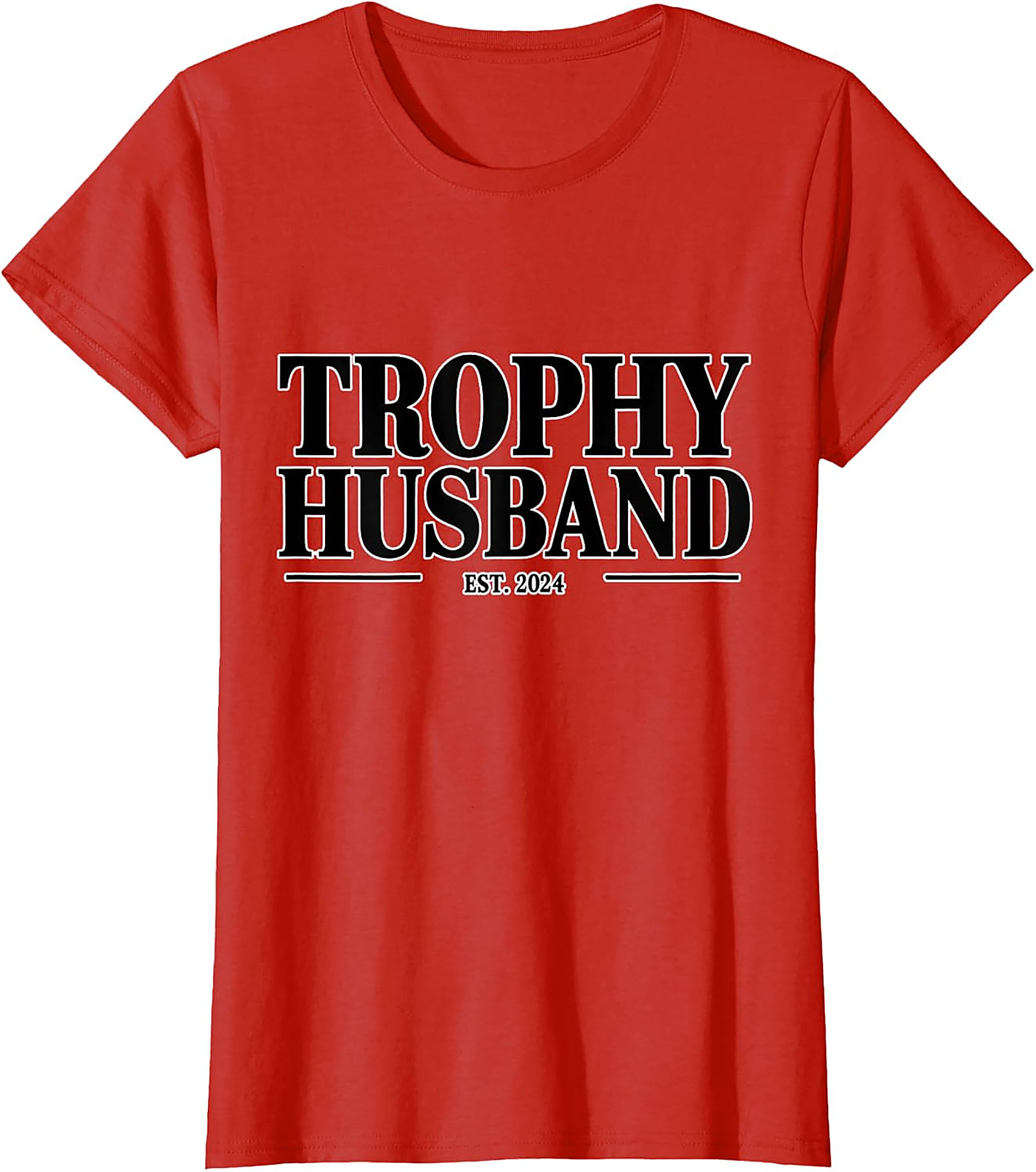 Trophy Husband Est 2024 Tee | Funny Husband Gift Shirt