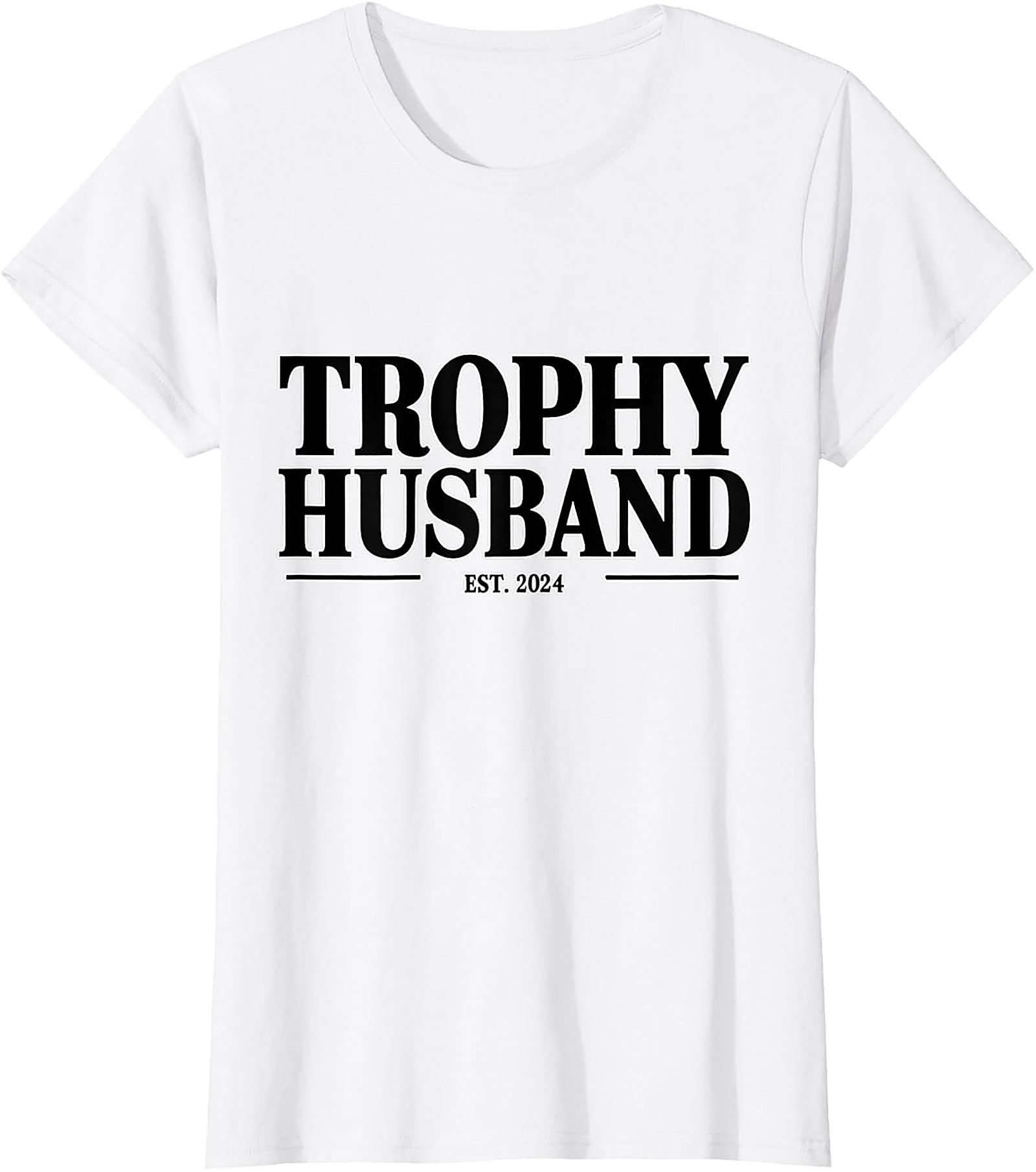 Trophy Husband Est 2024 Tee | Funny Husband Gift Shirt