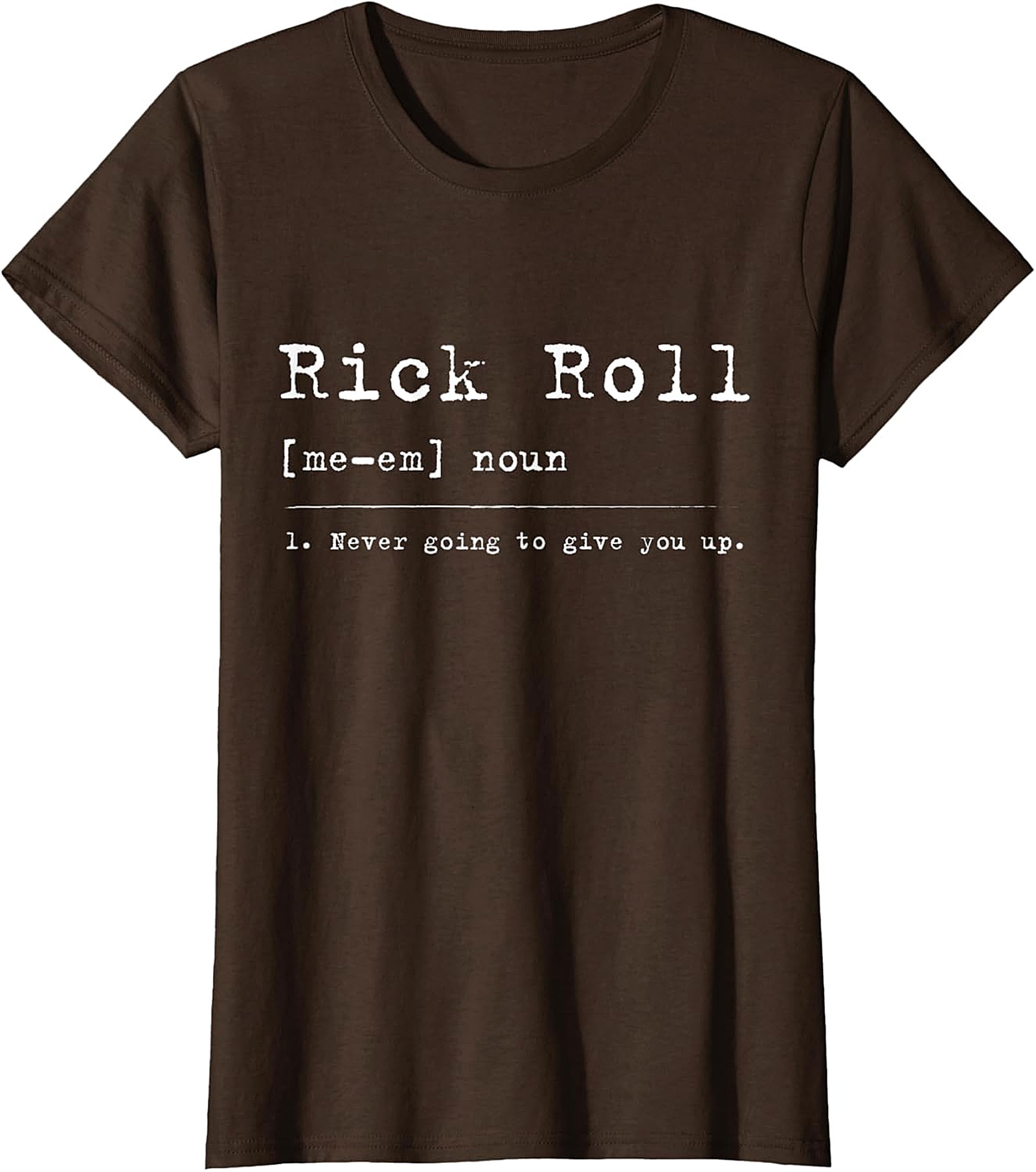  Rick Roll Definition Funny Shirt | Retro Meme Graphic Tee