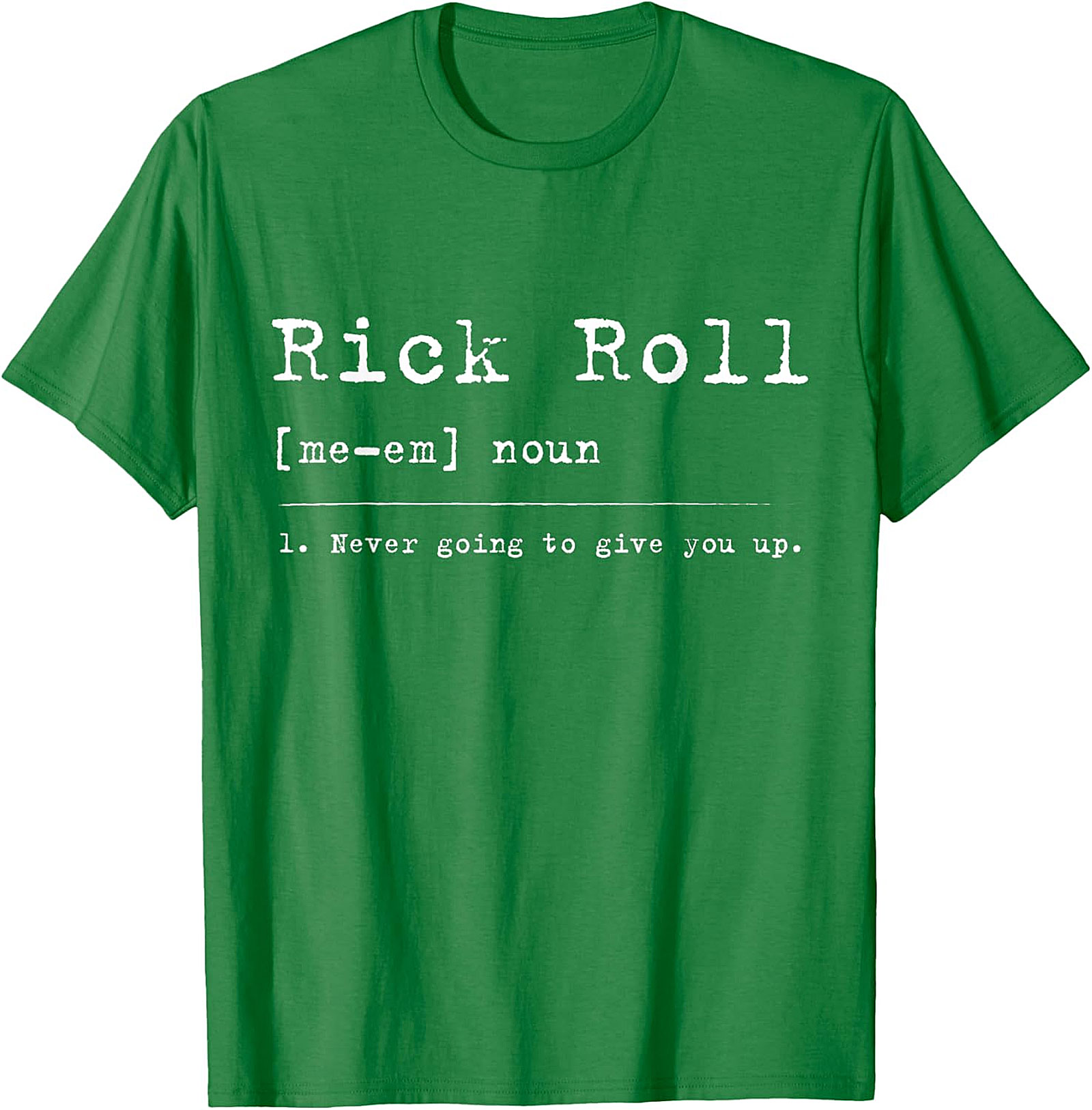  Rick Roll Definition Funny Shirt | Retro Meme Graphic Tee