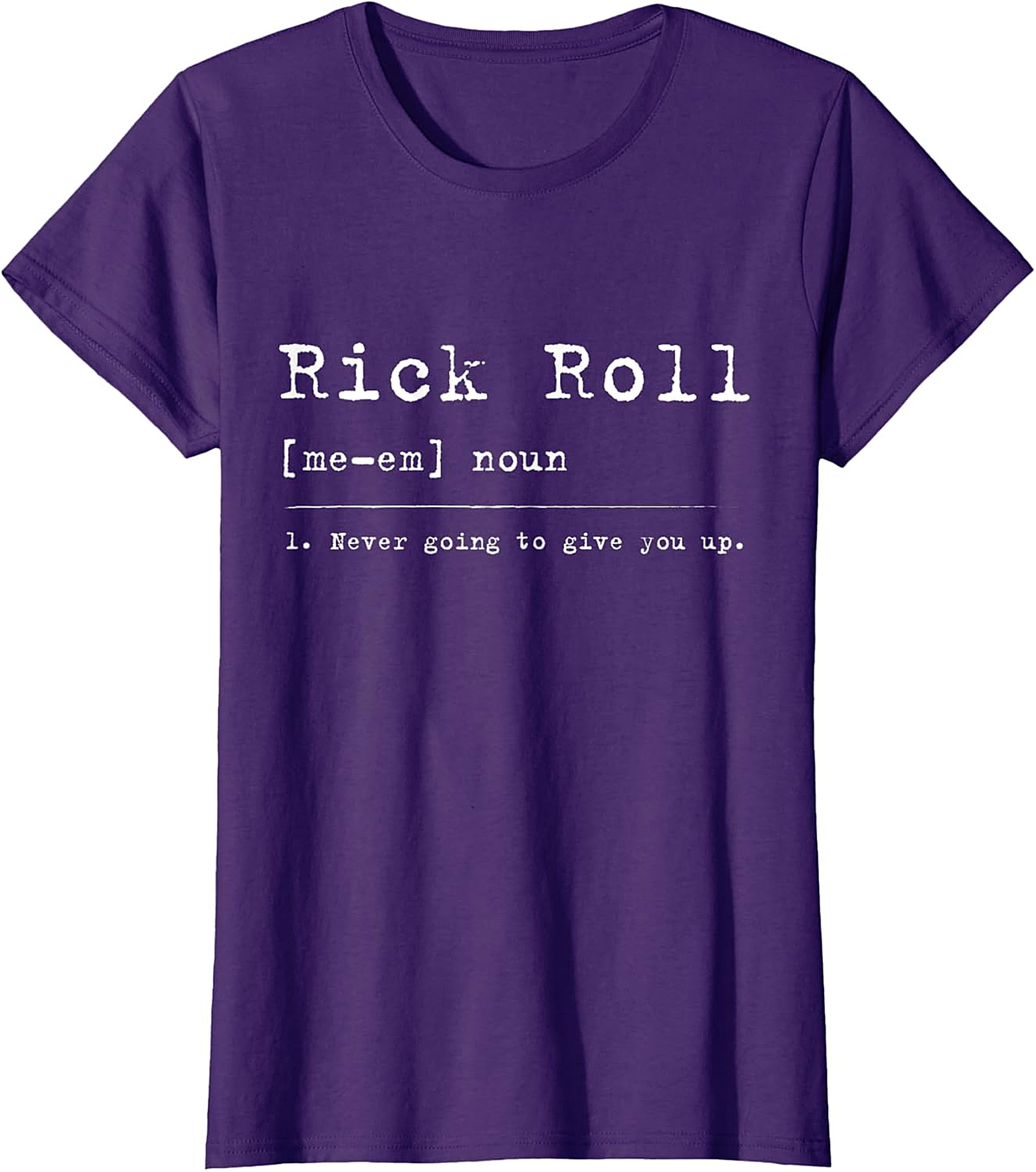  Rick Roll Definition Funny Shirt | Retro Meme Graphic Tee
