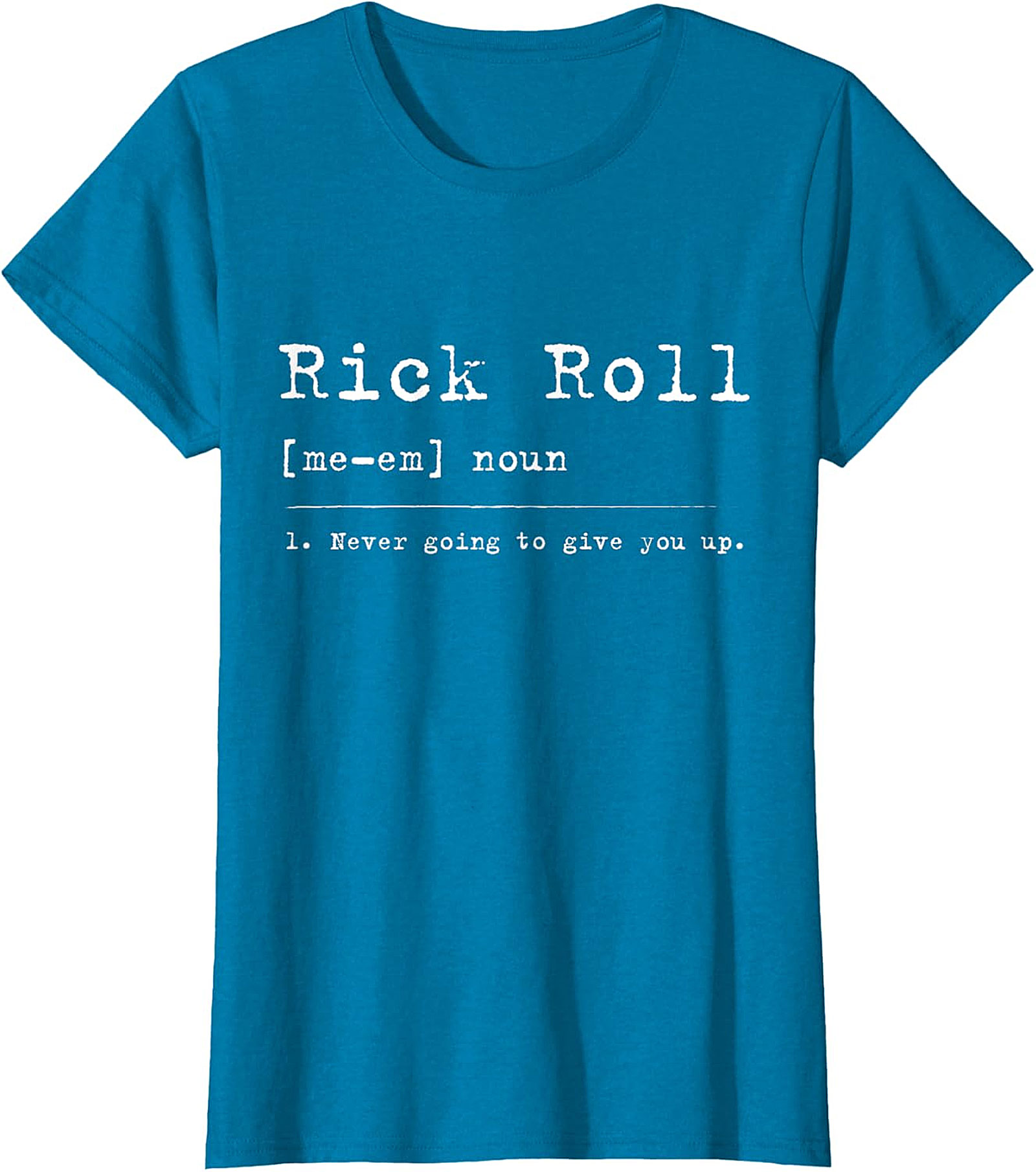  Rick Roll Definition Funny Shirt | Retro Meme Graphic Tee
