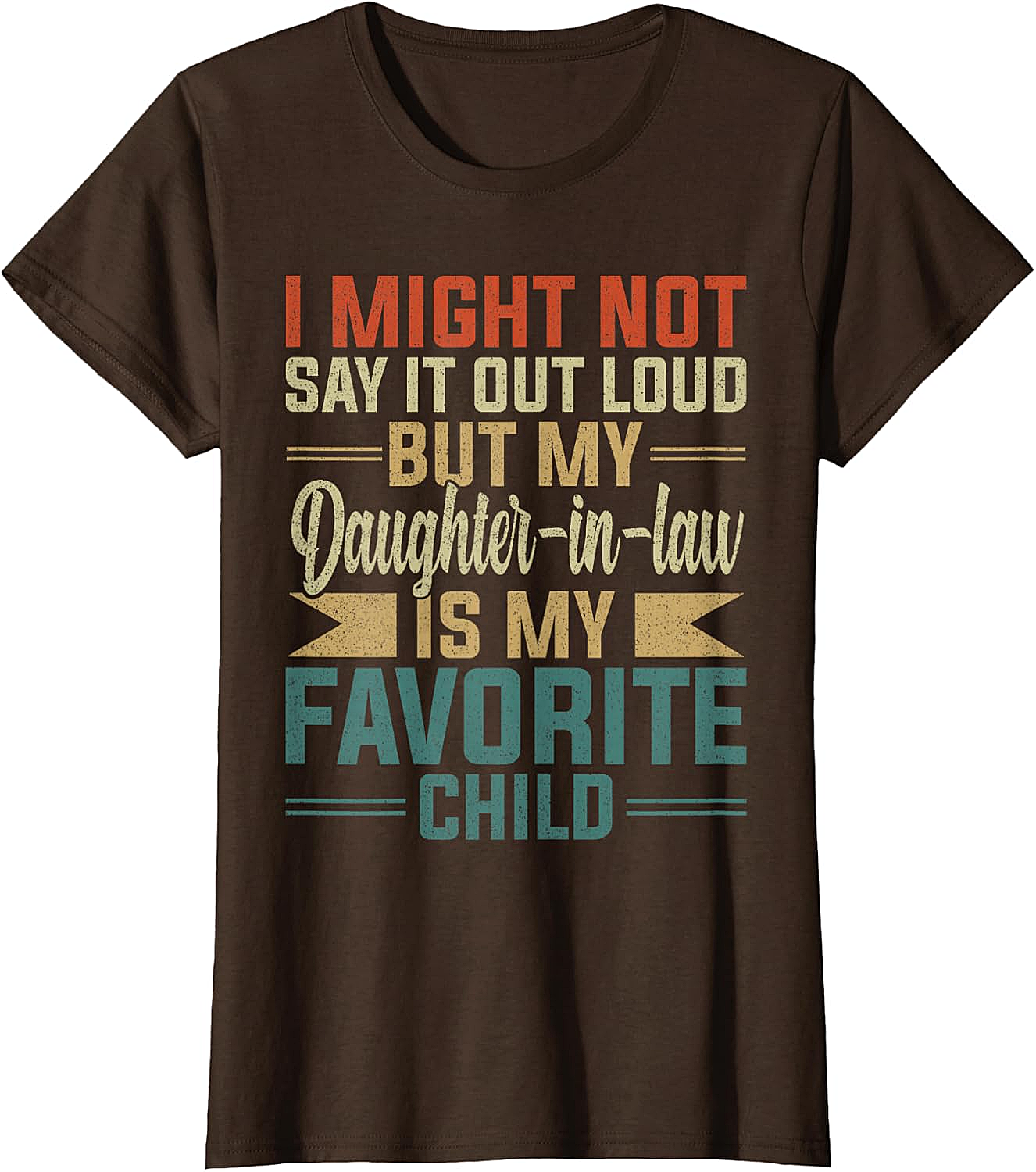 Favorite Daughter-In-Law Shirt Funny Retro Family Tee