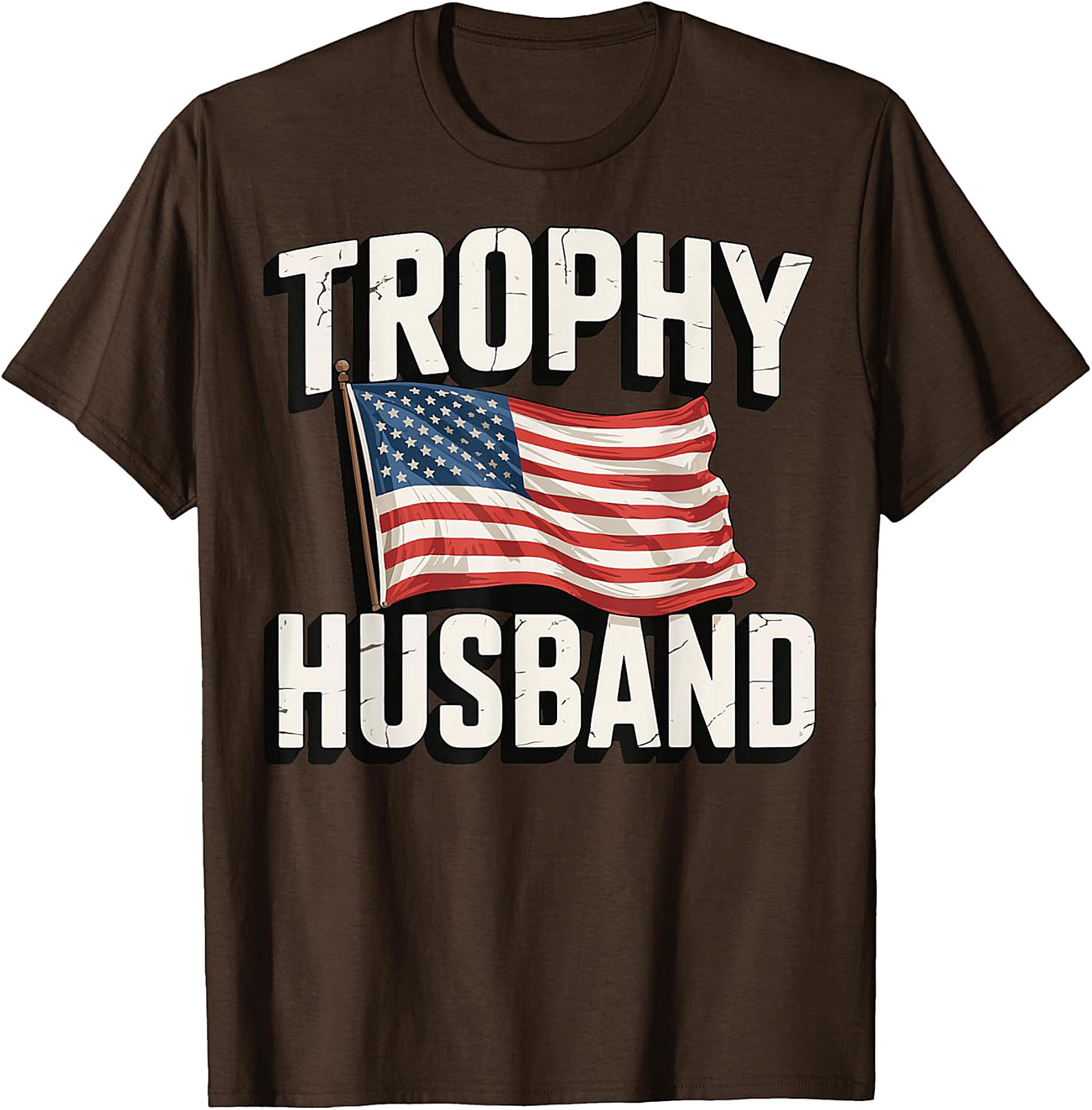 Trophy Husband American Flag Shirt | Funny Patriotic Tee