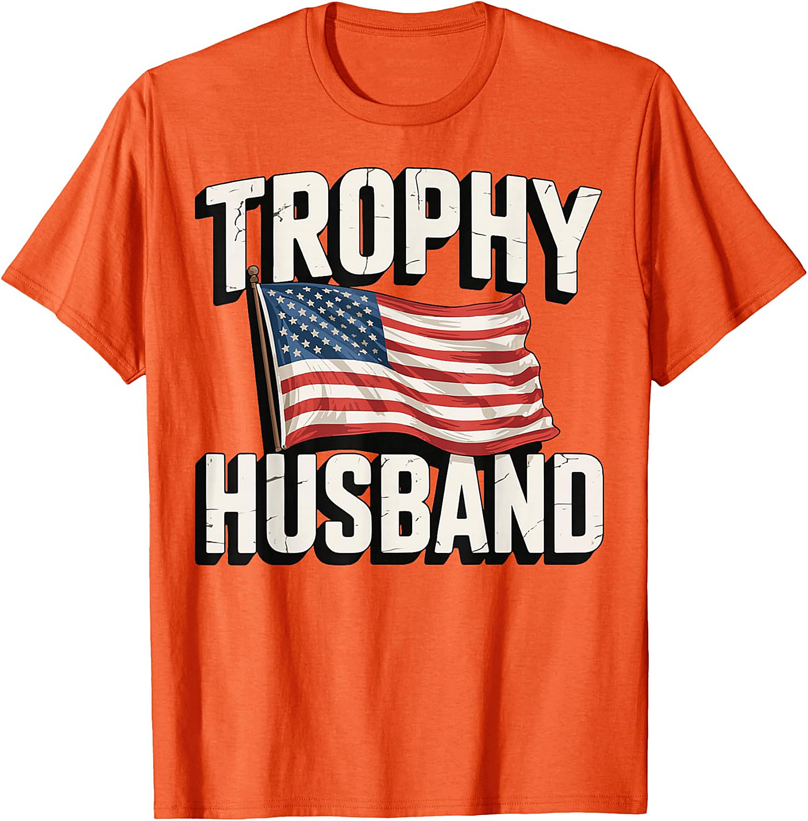 Trophy Husband American Flag Shirt | Funny Patriotic Tee