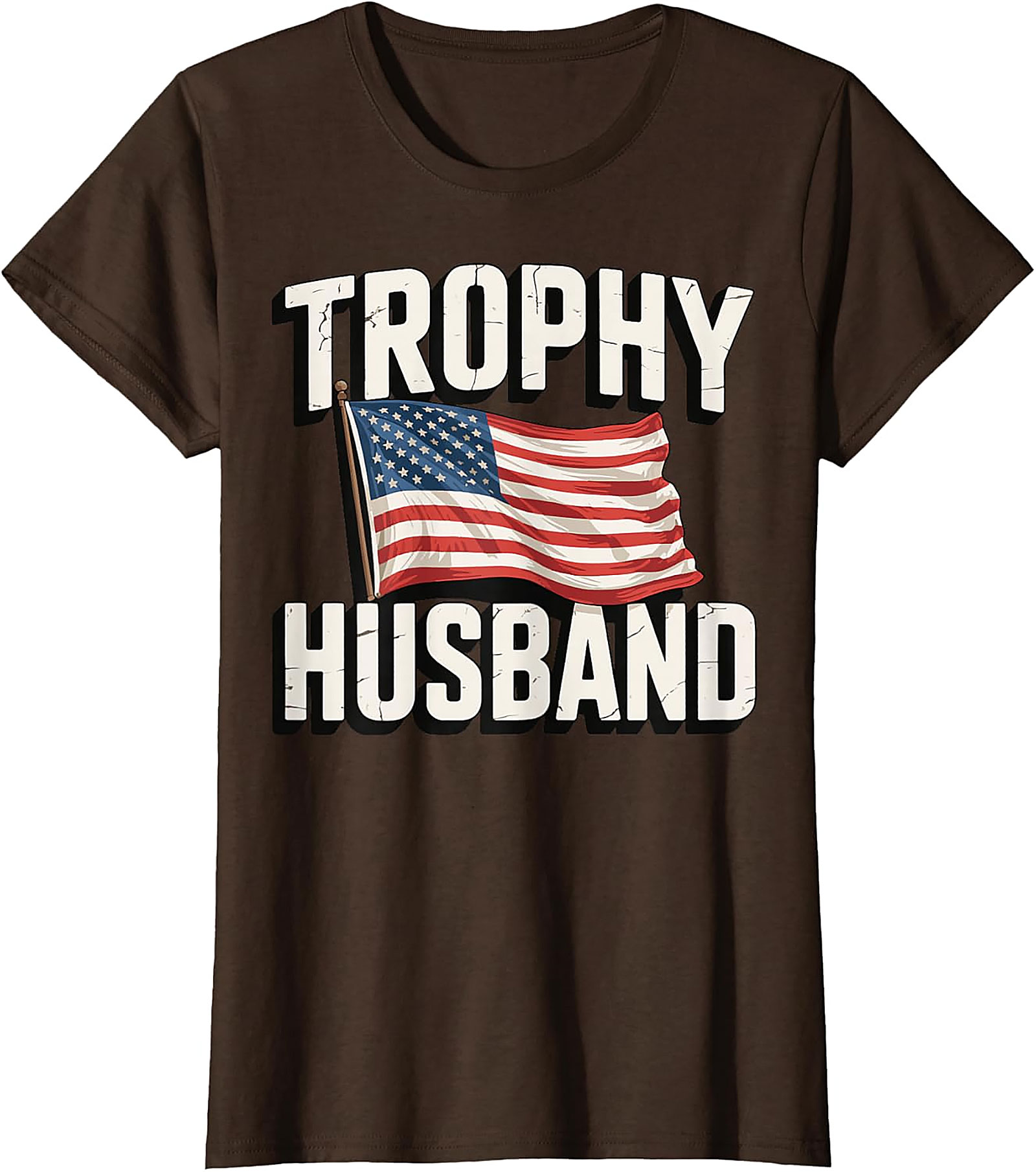 Trophy Husband American Flag Shirt | Funny Patriotic Tee