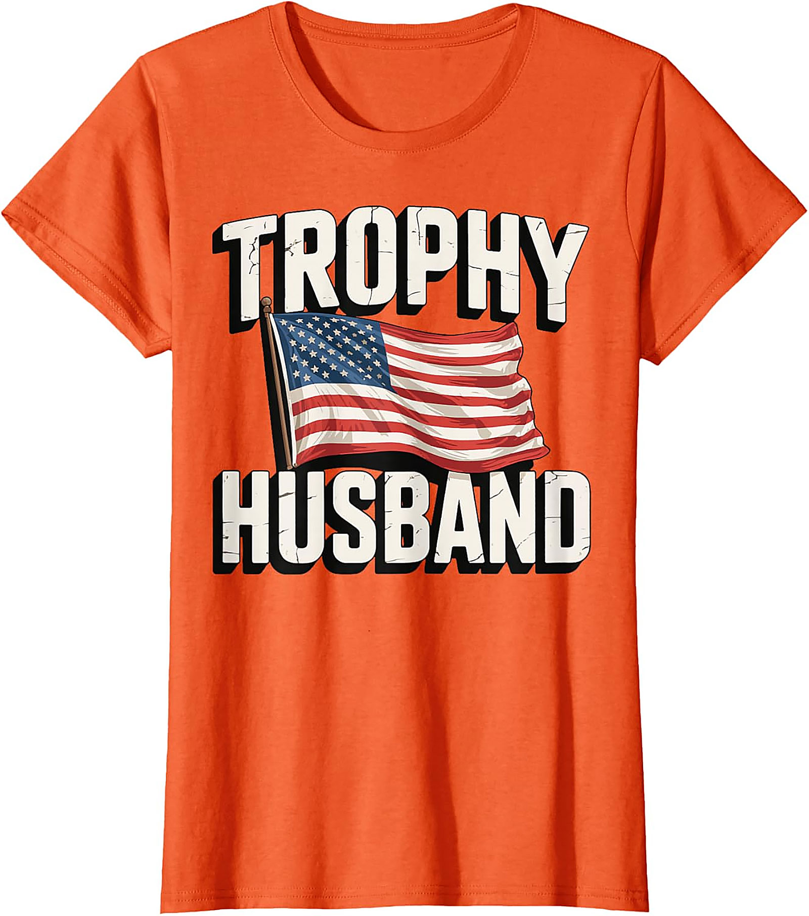 Trophy Husband American Flag Shirt | Funny Patriotic Tee