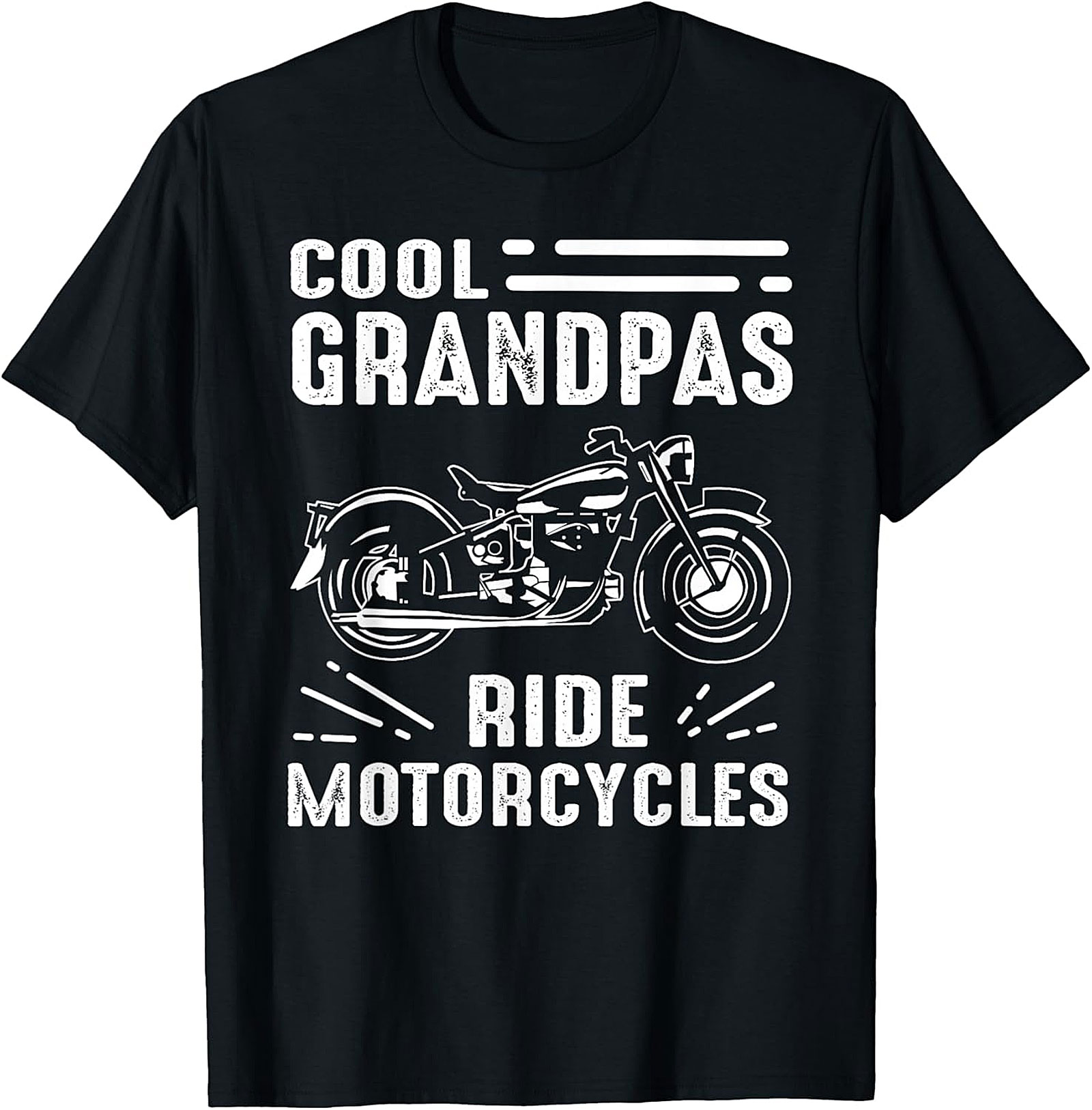 Cool Grandpas Ride Motorcycles T-Shirt | Biker Grandpa Tee