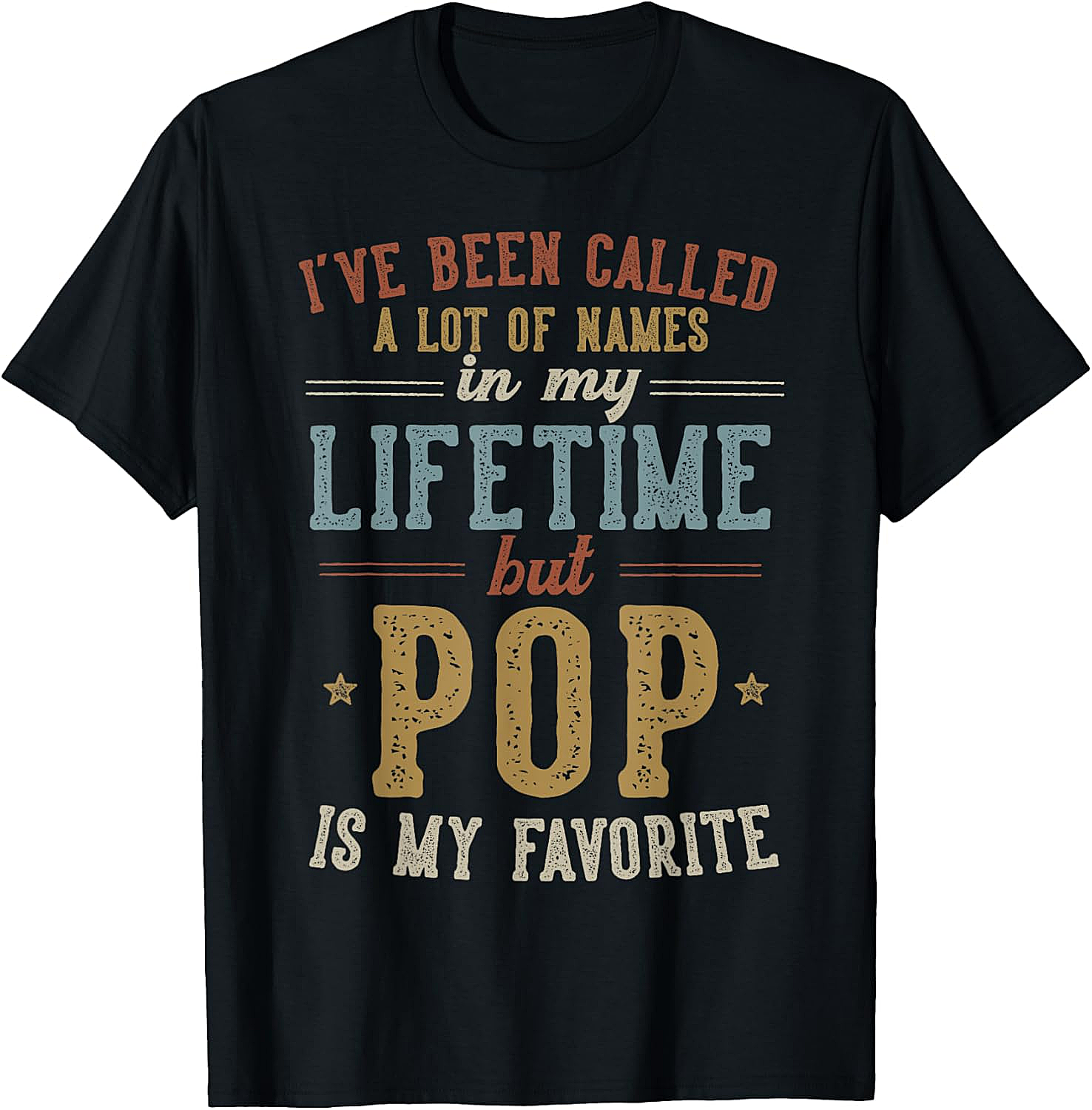 Pop Grandfather T-Shirt - Funny Father's Day Gift Tee