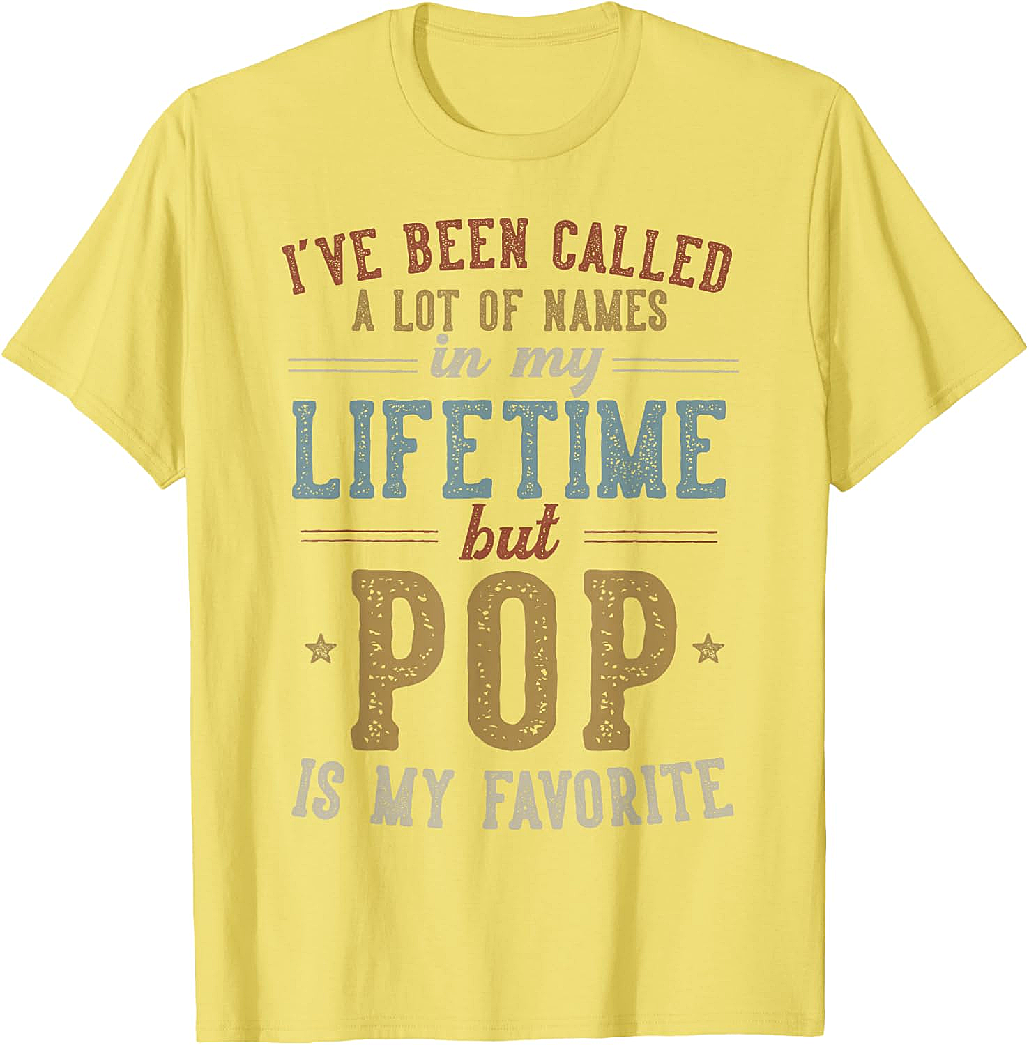 Pop Grandfather T-Shirt - Funny Father's Day Gift Tee