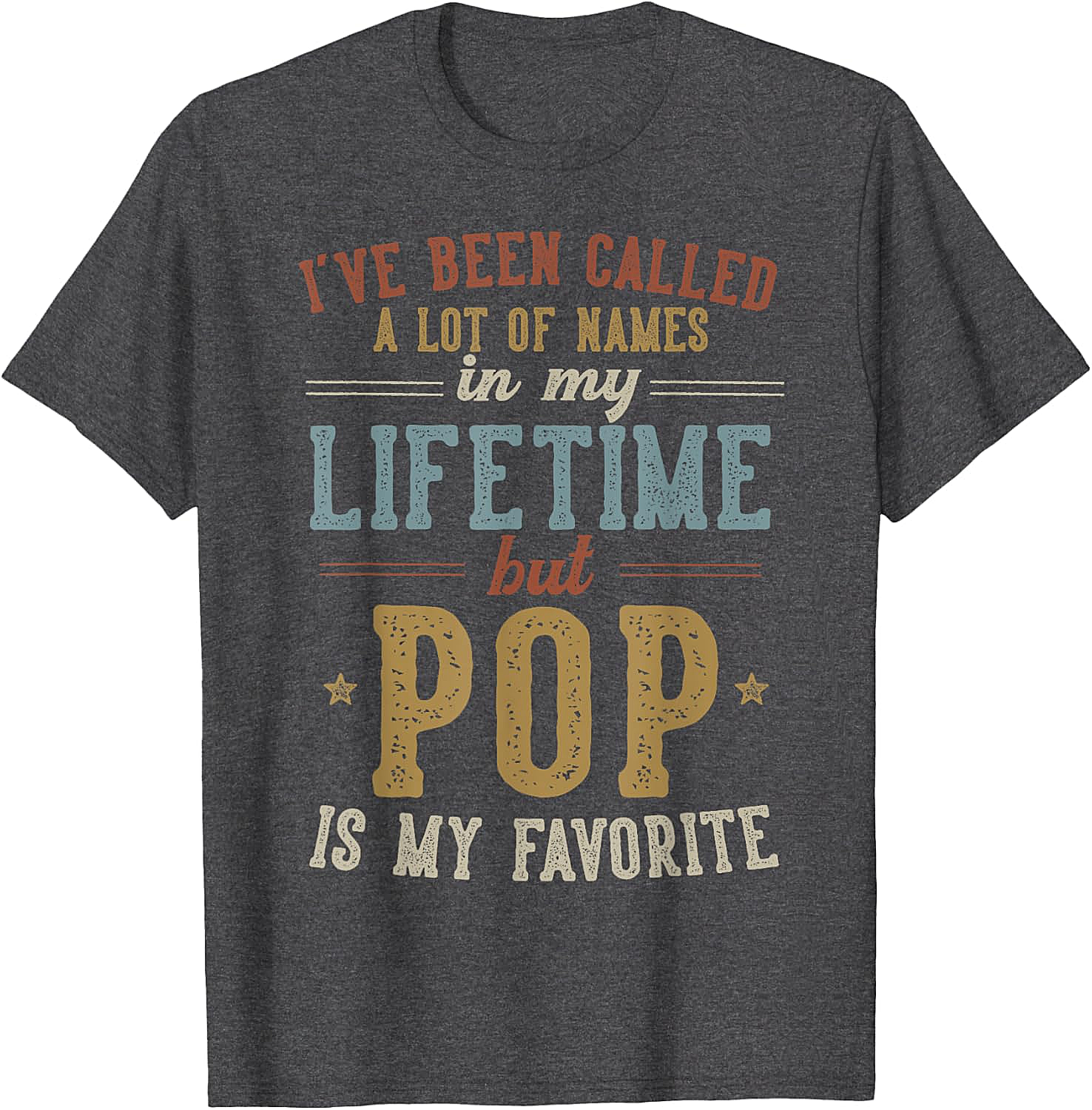 Pop Grandfather T-Shirt - Funny Father's Day Gift Tee