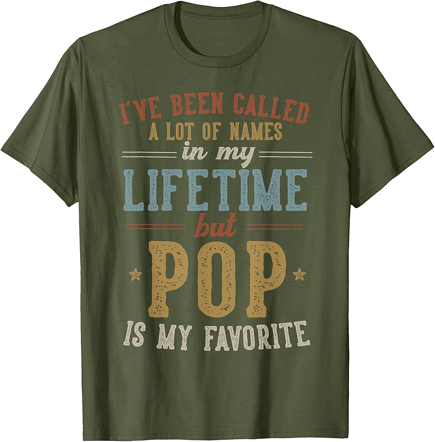 Pop Grandfather T-Shirt - Funny Father's Day Gift Tee