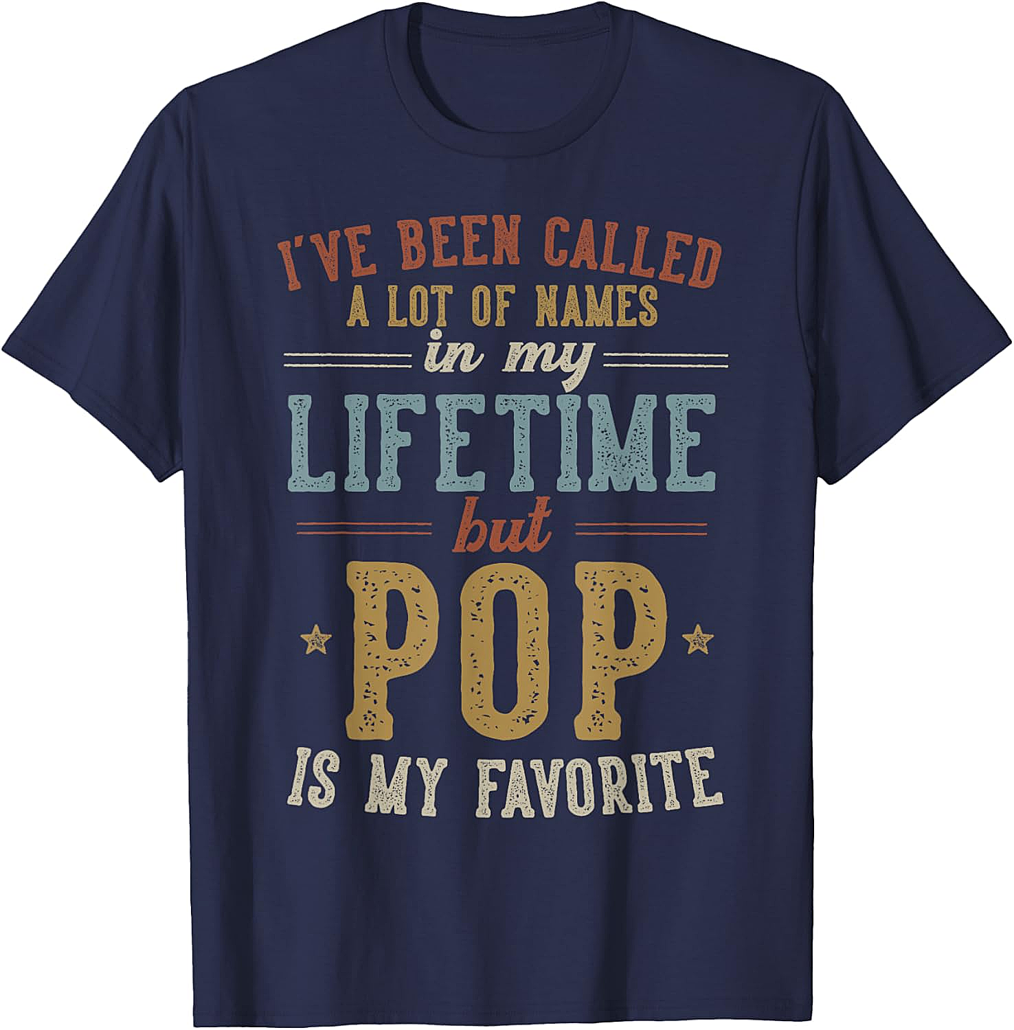Pop Grandfather T-Shirt - Funny Father's Day Gift Tee