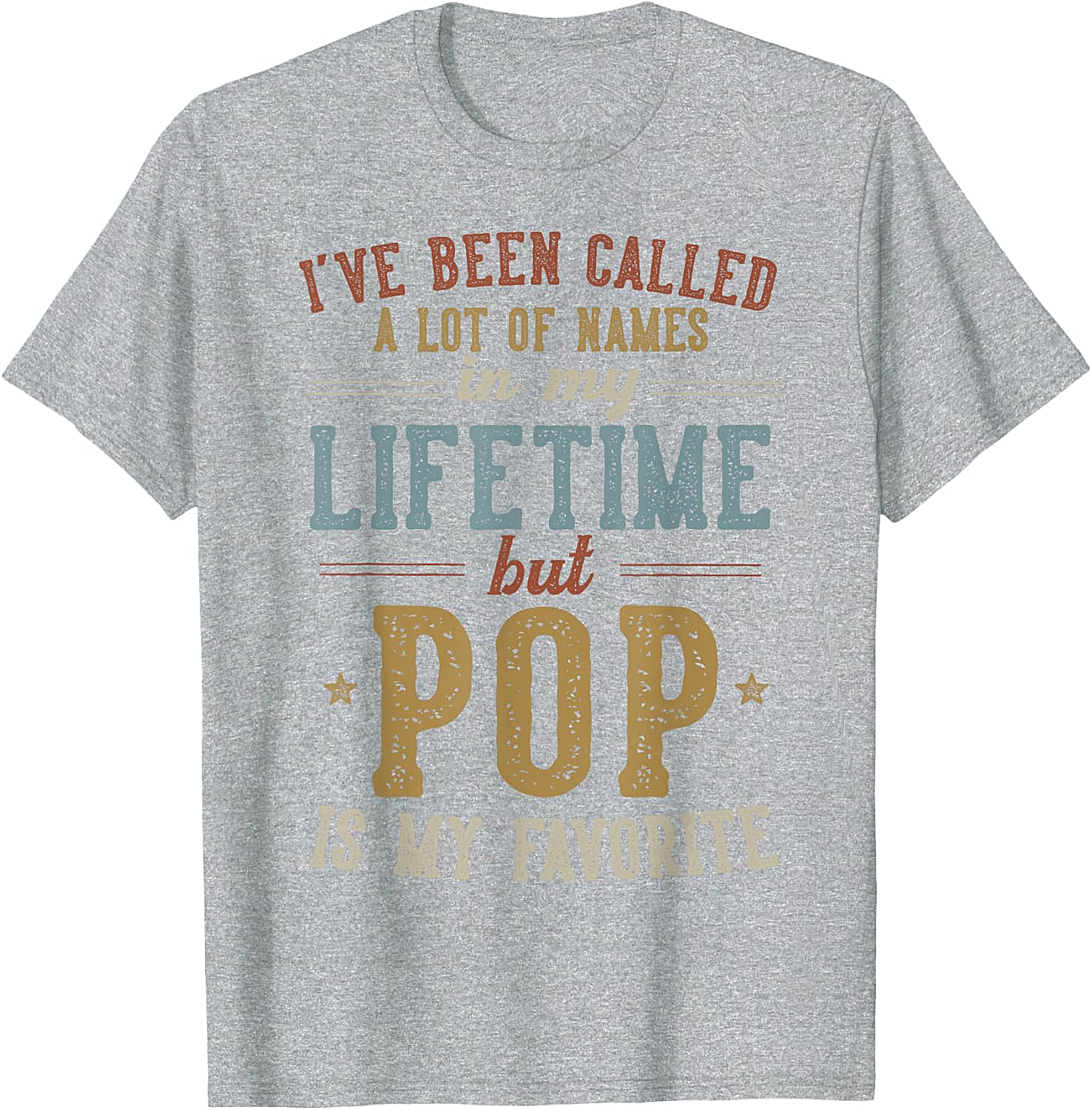 Pop Grandfather T-Shirt - Funny Father's Day Gift Tee