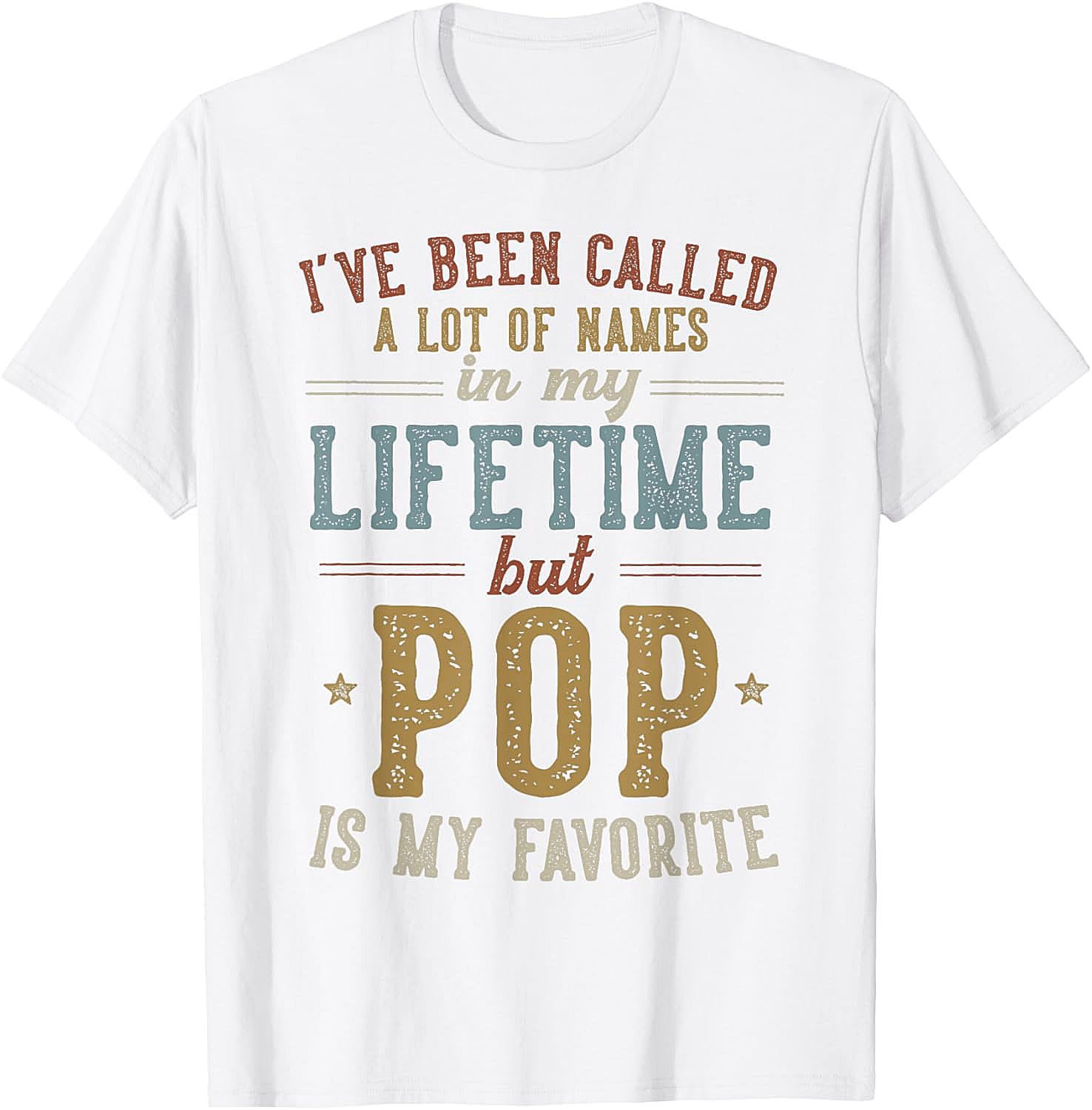 Pop Grandfather T-Shirt - Funny Father's Day Gift Tee