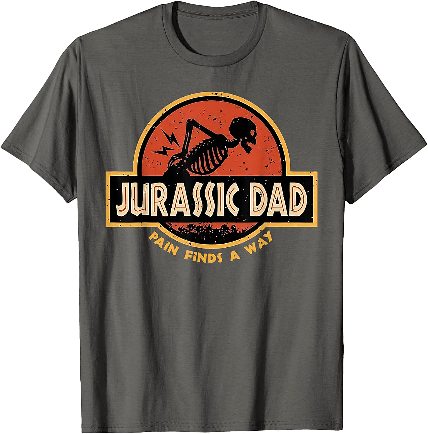 Jurassic Dad T-Shirt Funny Back Pain Parody Tee