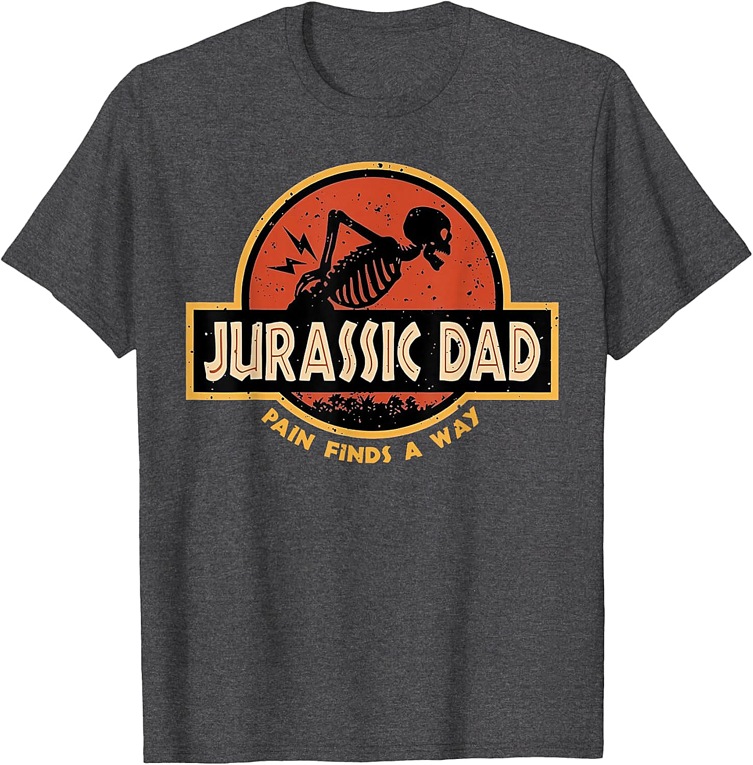 Jurassic Dad T-Shirt Funny Back Pain Parody Tee