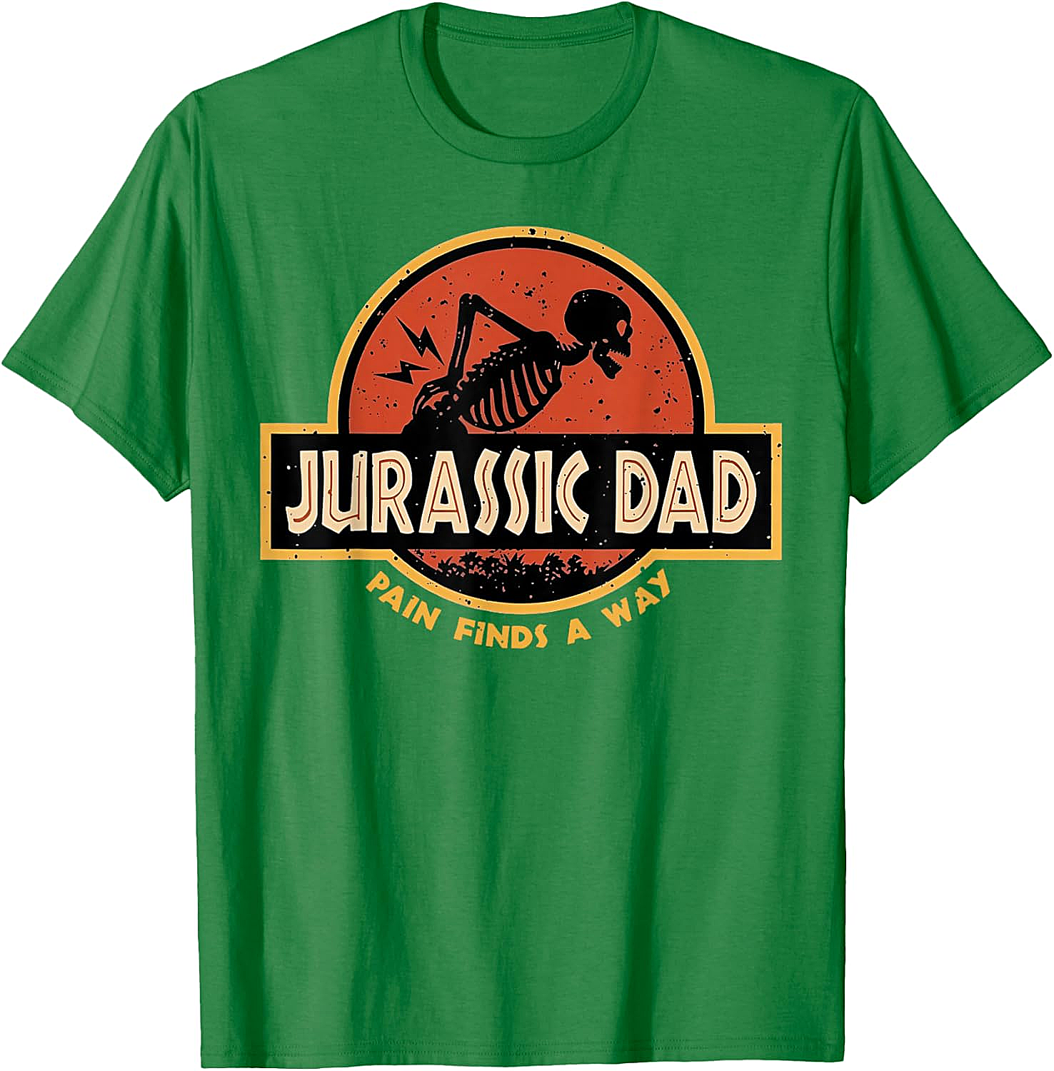 Jurassic Dad T-Shirt Funny Back Pain Parody Tee