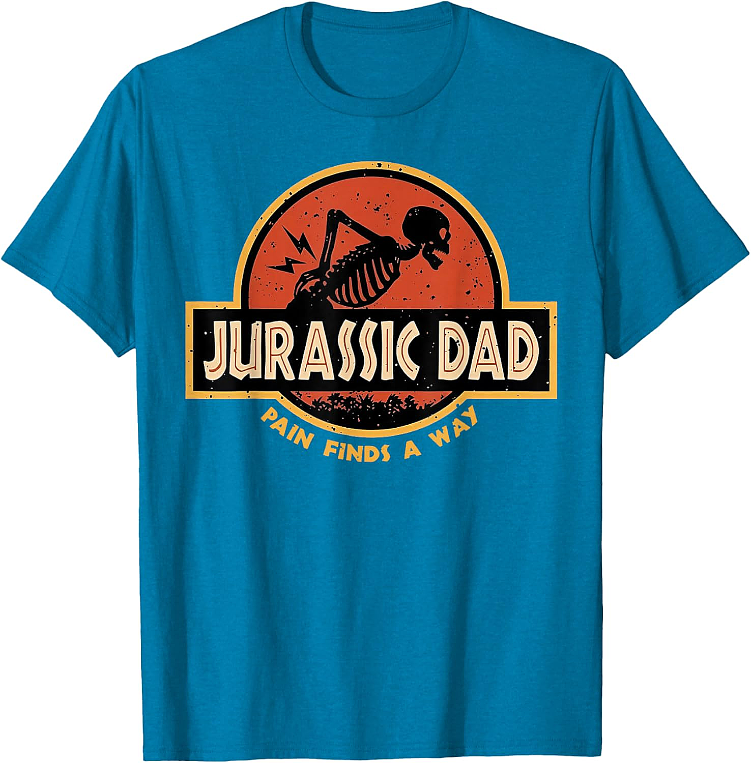 Jurassic Dad T-Shirt Funny Back Pain Parody Tee